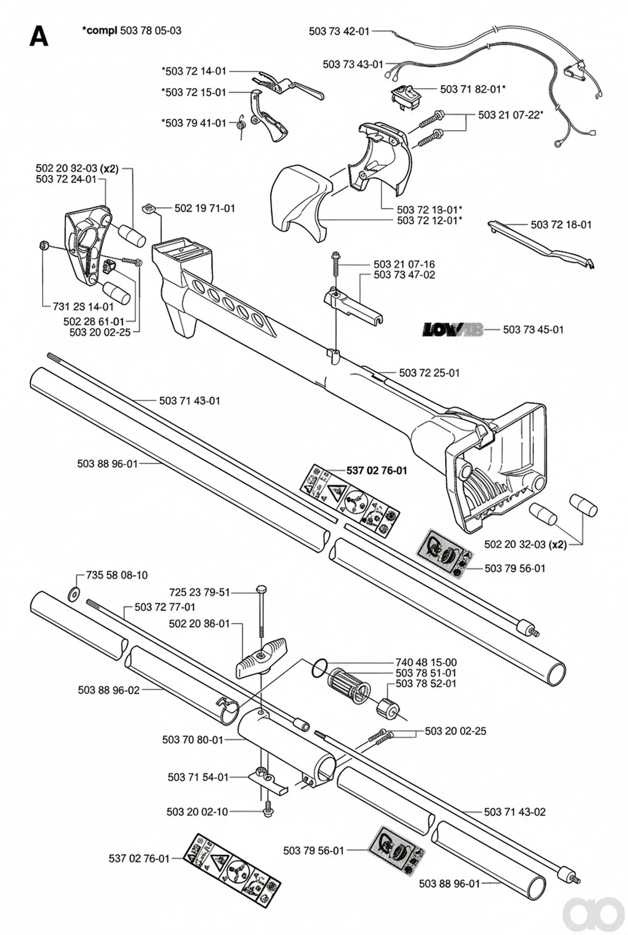 Husqvarna - 503722501 - Aufhaengung