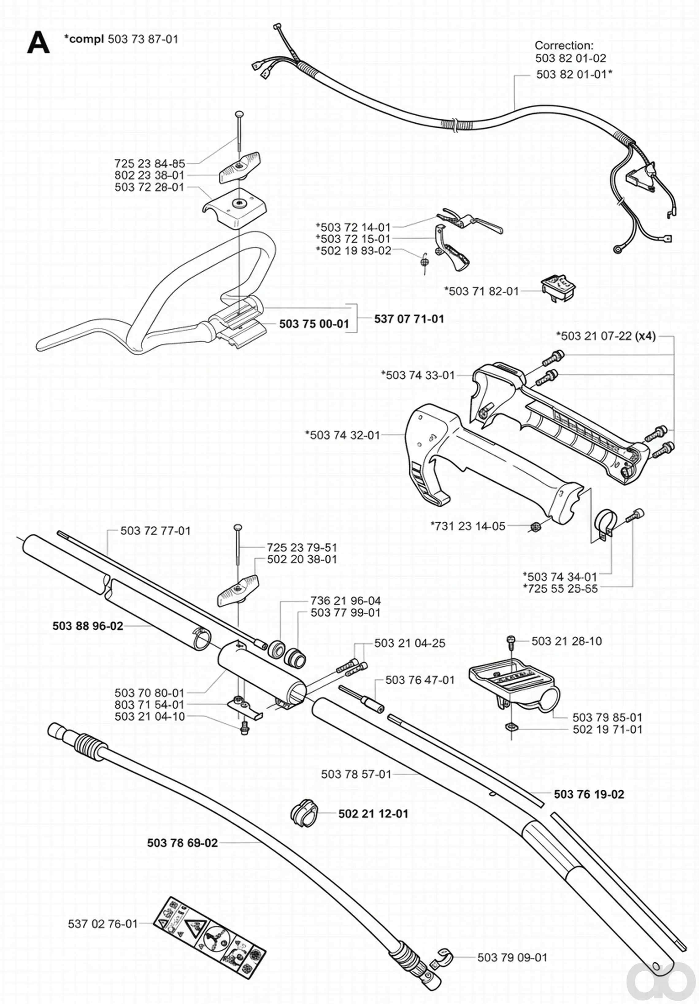 Husqvarna - 503766802 - Gehaeuse