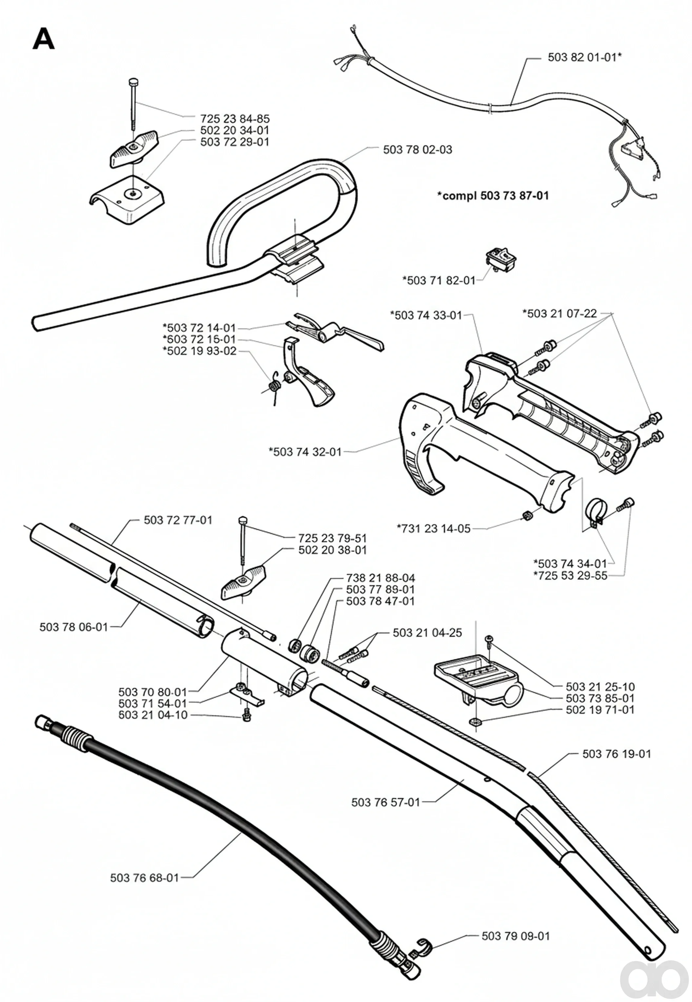 Husqvarna - 503820101 - Kabelbaum