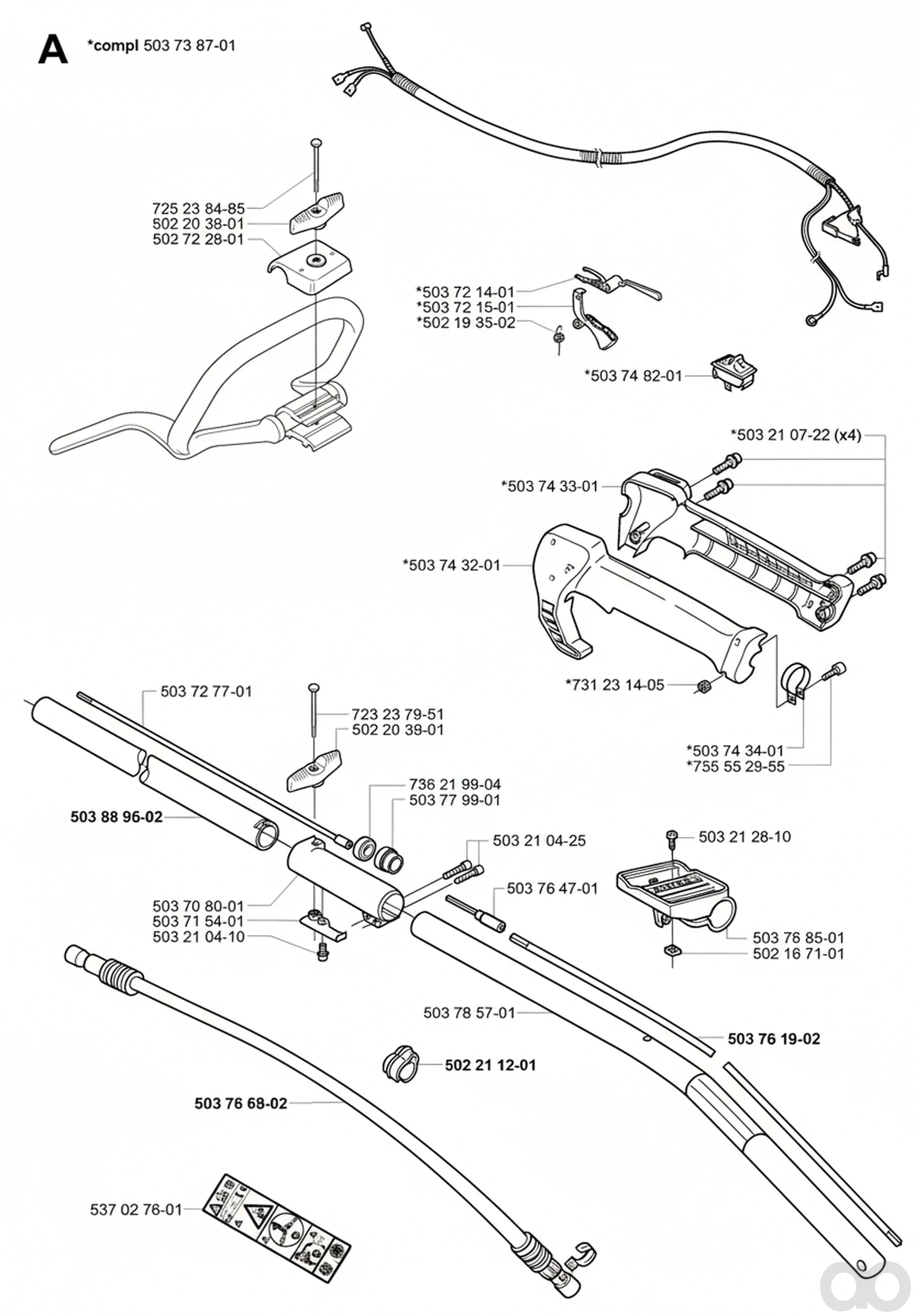 Husqvarna - 503820102 - Verkabelung