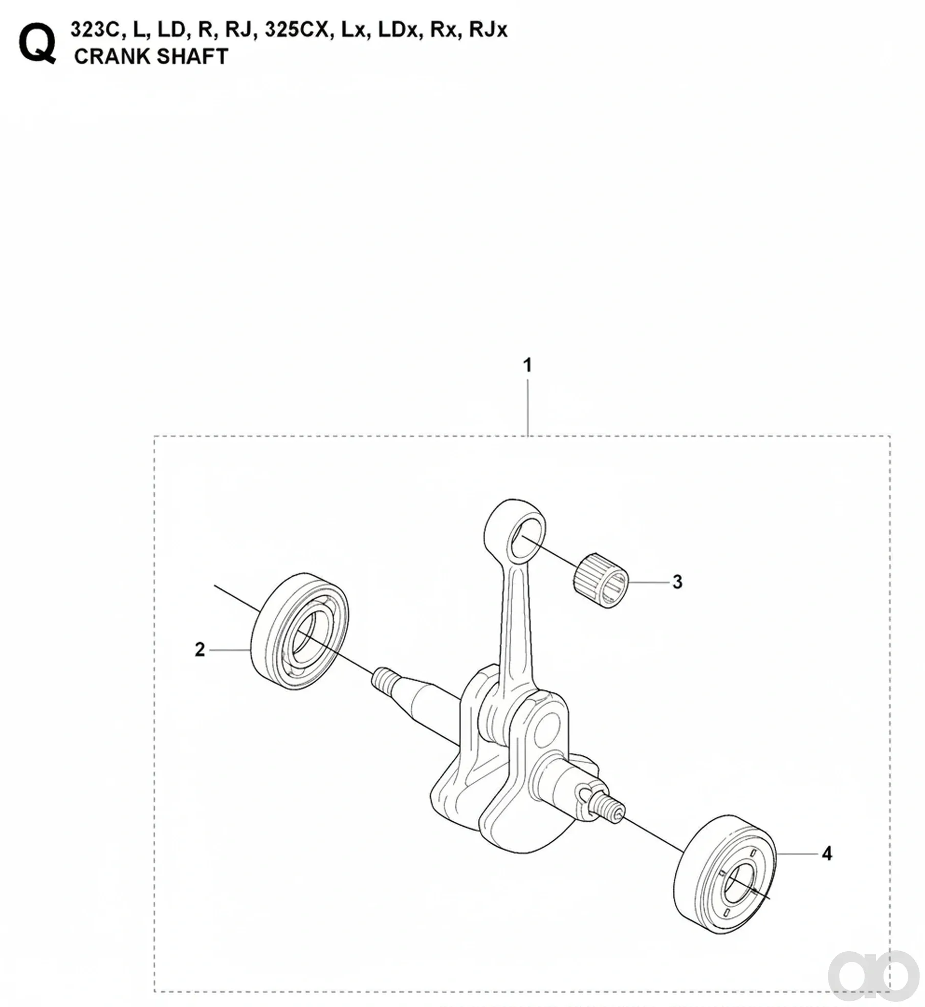 Husqvarna - 503852475 - Kurbelwelle