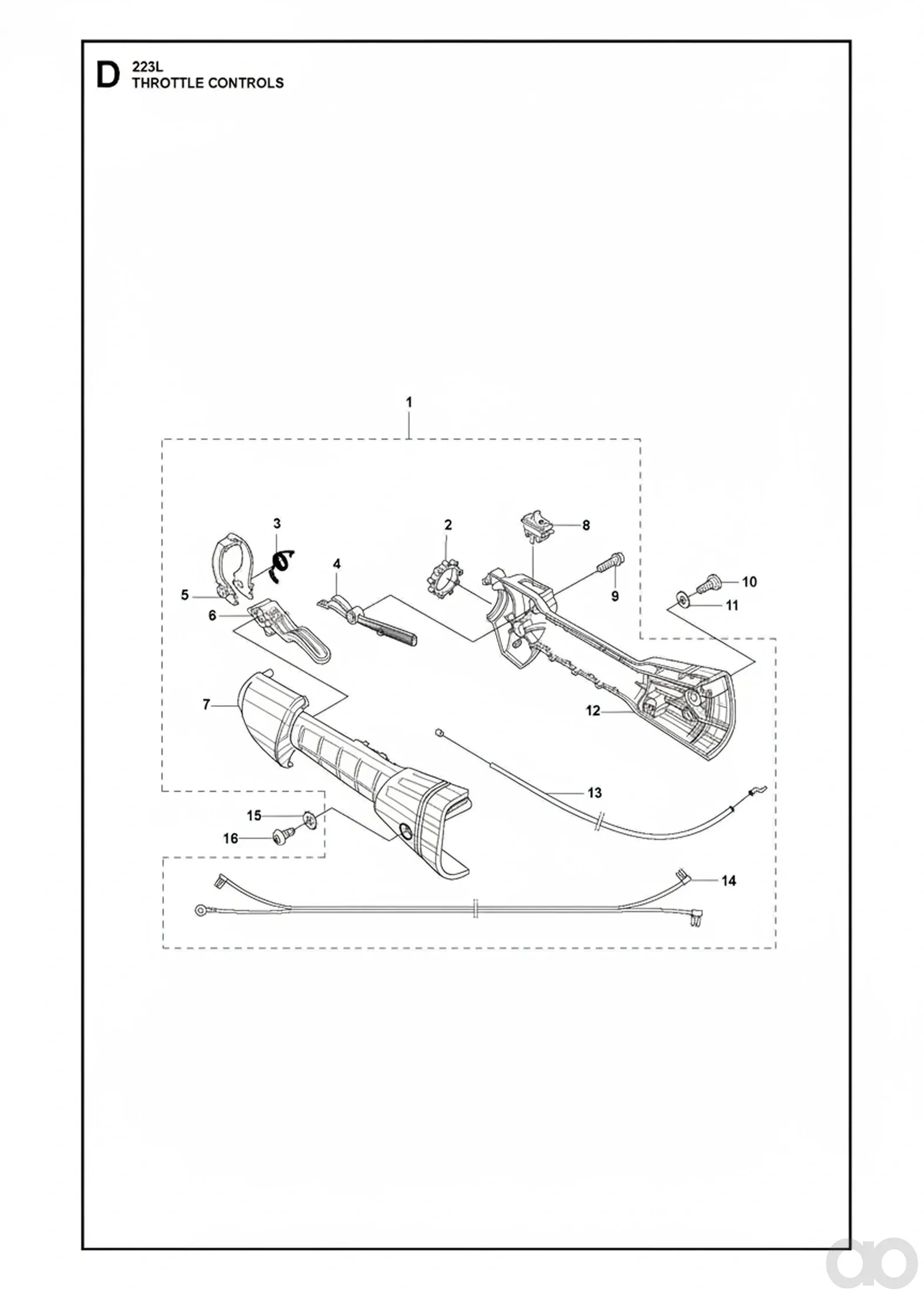 Husqvarna - 503877901 - Gashebel