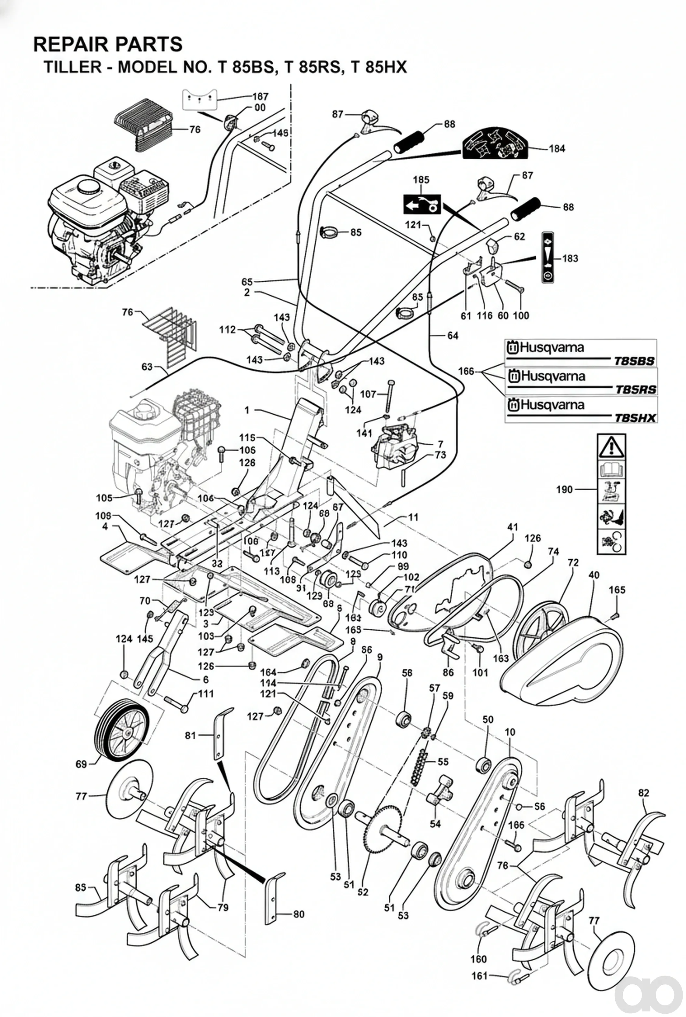Husqvarna - 519653459 - Gashebel