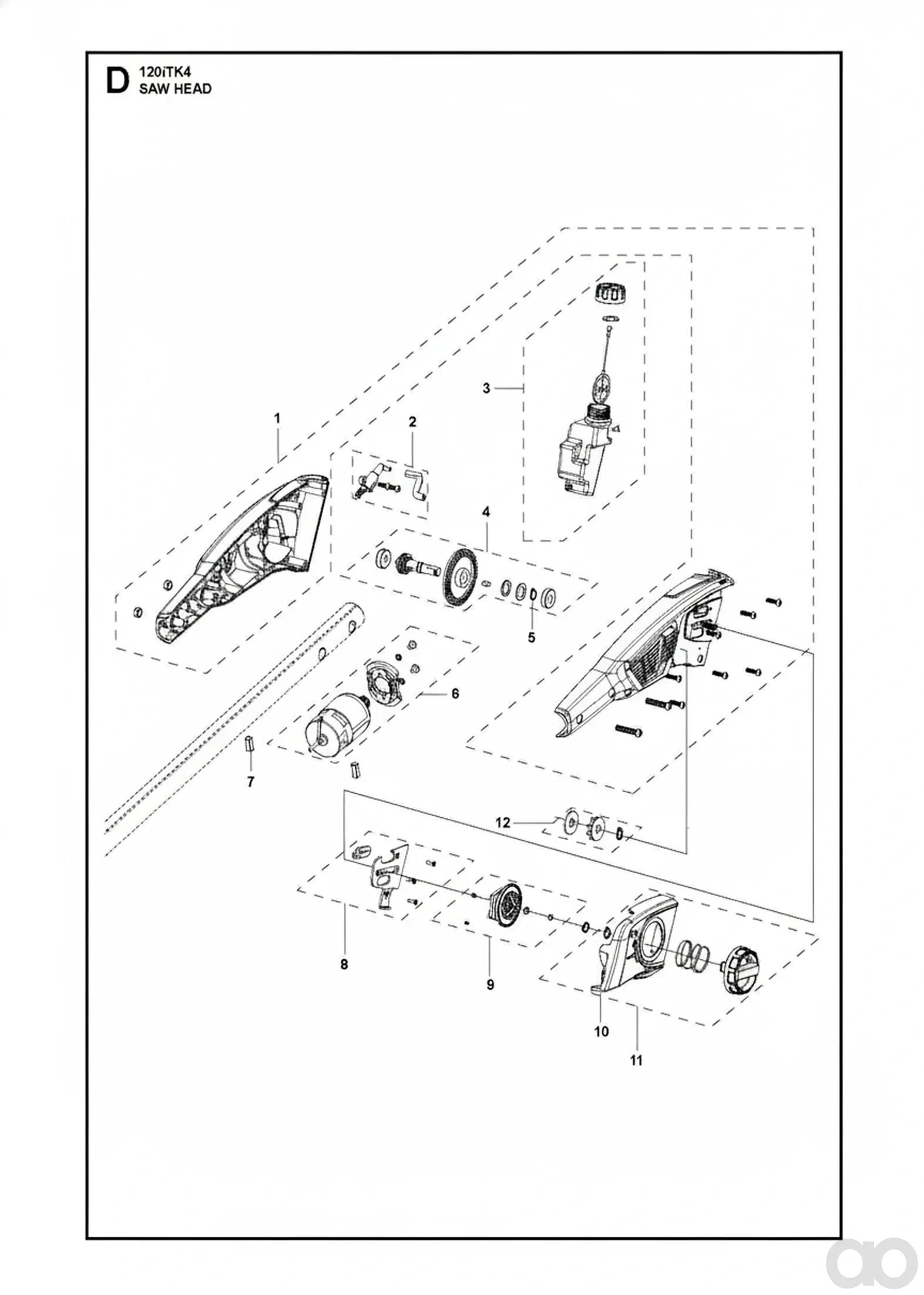 Husqvarna - 529351901 - Anbauteil (PK4 Komplettes Anbauteil)
