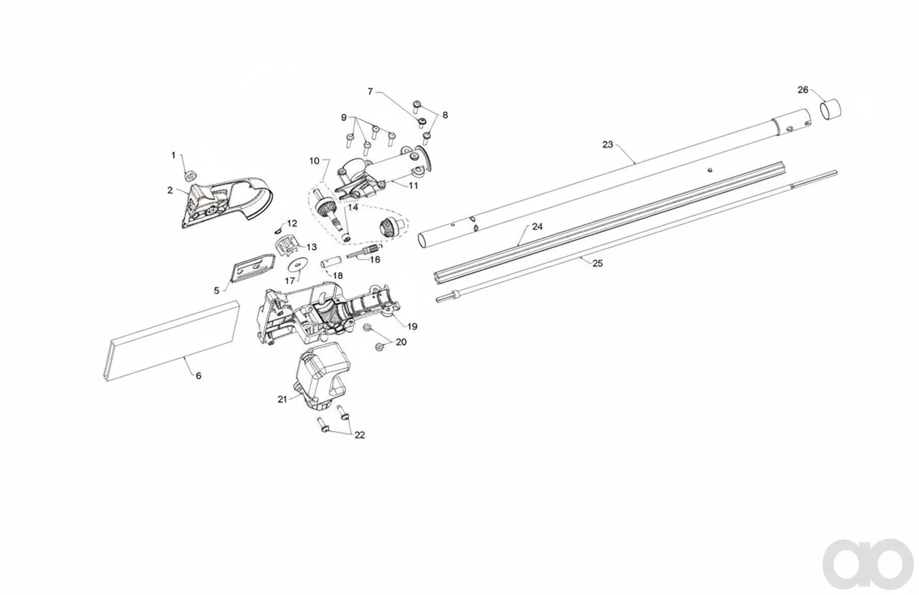 Husqvarna - 530150266 - Baugruppe Oeltank
