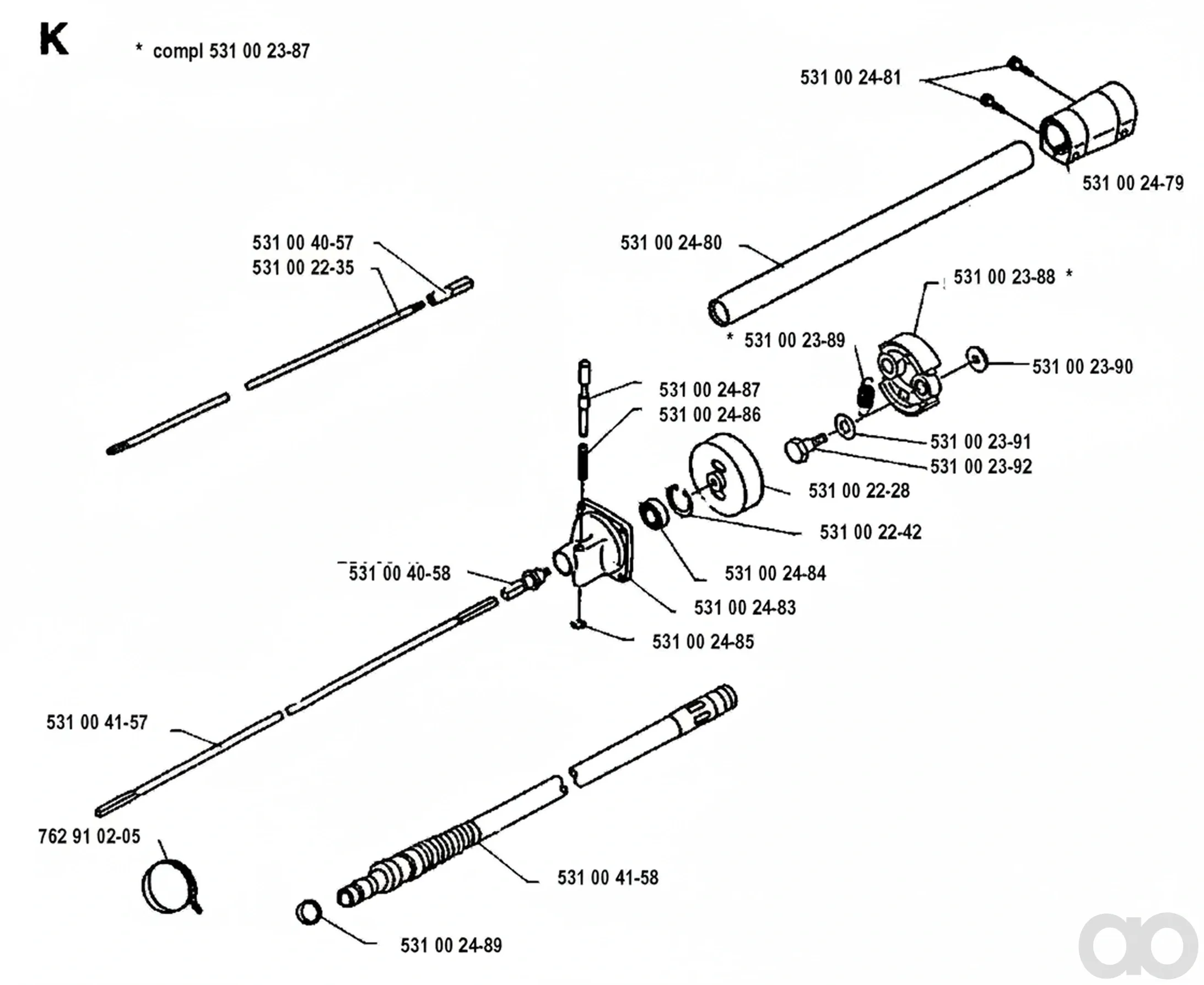 Husqvarna - 531002235 - Antriebswechsel
