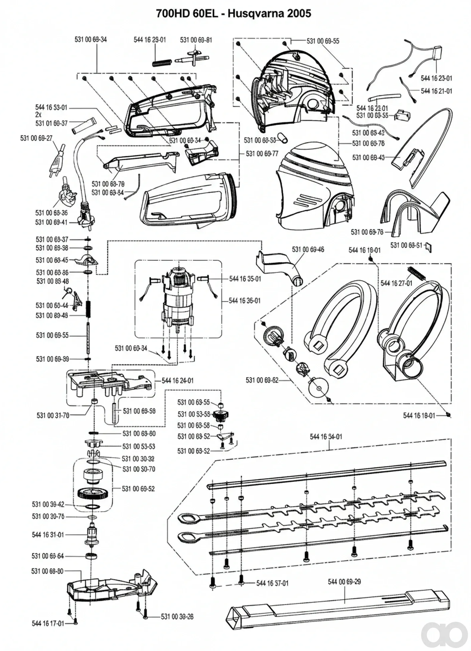 Husqvarna - 531006941 - Kabel