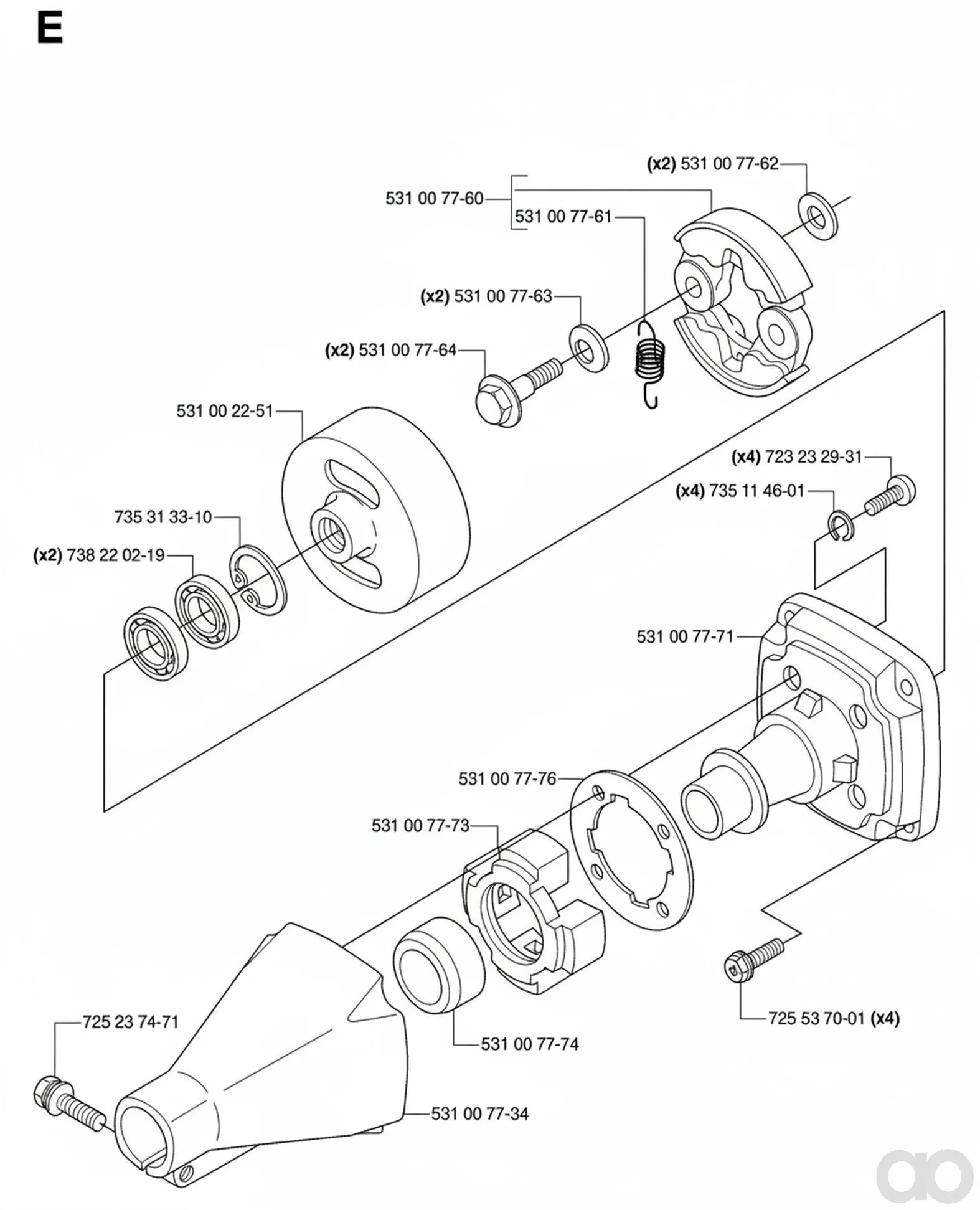 Husqvarna - 531007773 - Stossdaempfer