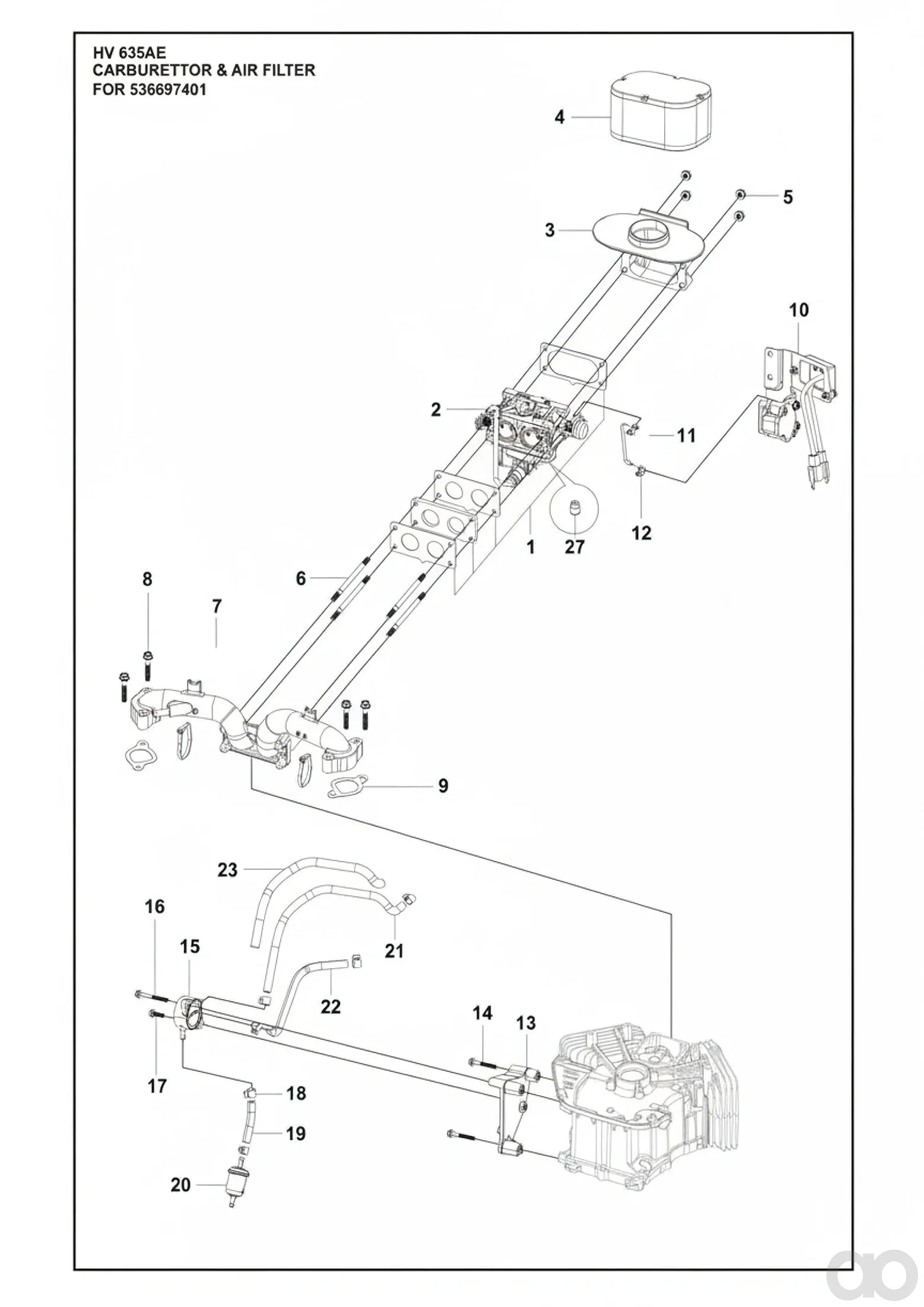 Husqvarna - 531147110 - Luftfilter (Element)