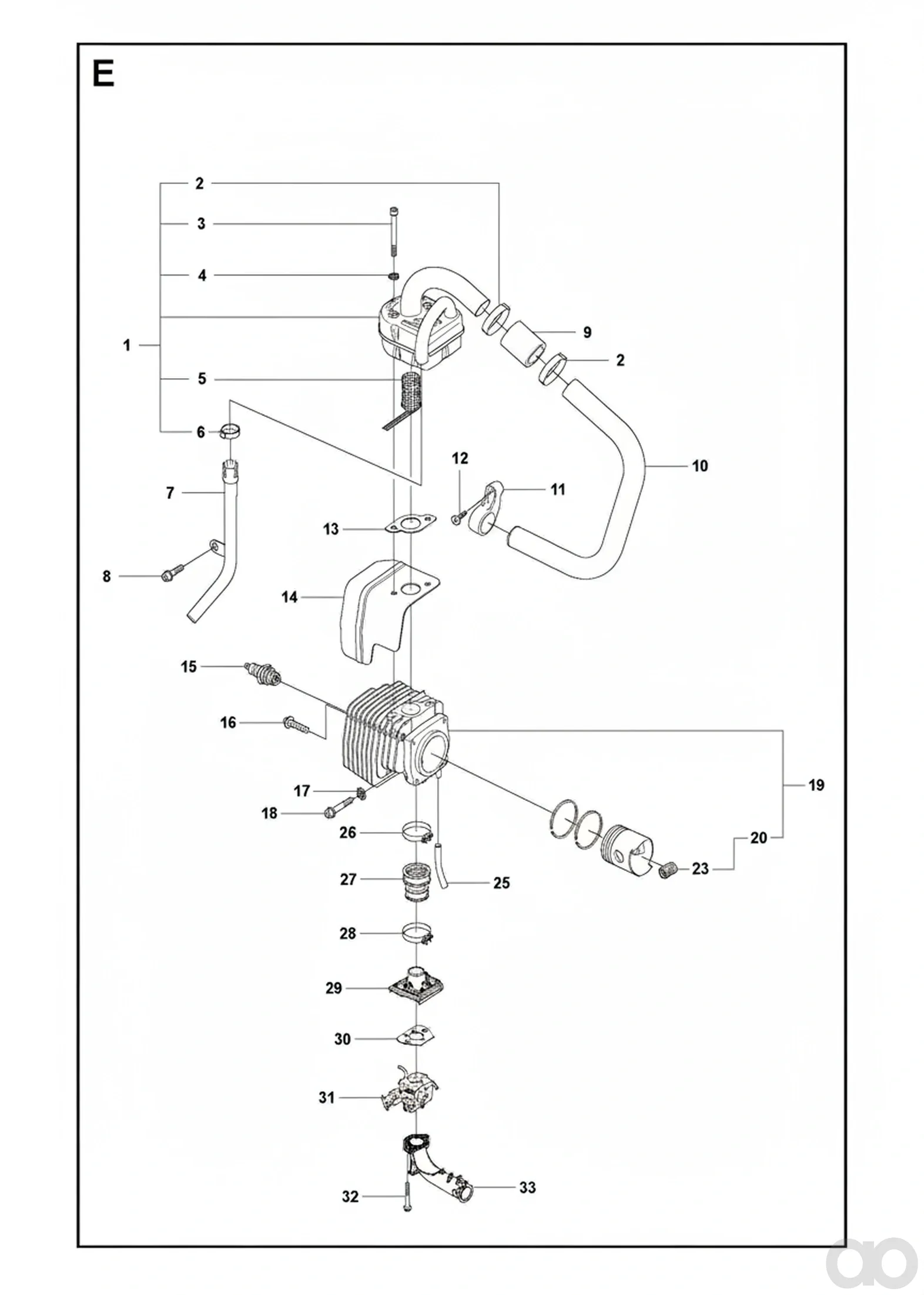Husqvarna - 537061701 - Einlassrohr