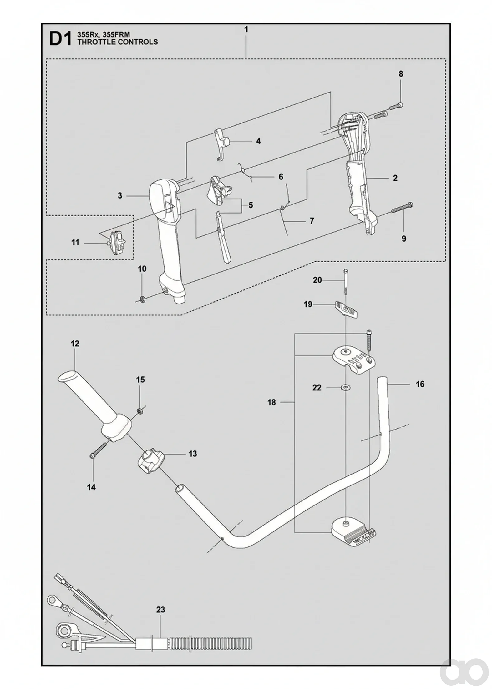 Husqvarna - 537180711 - Griffhaelfte