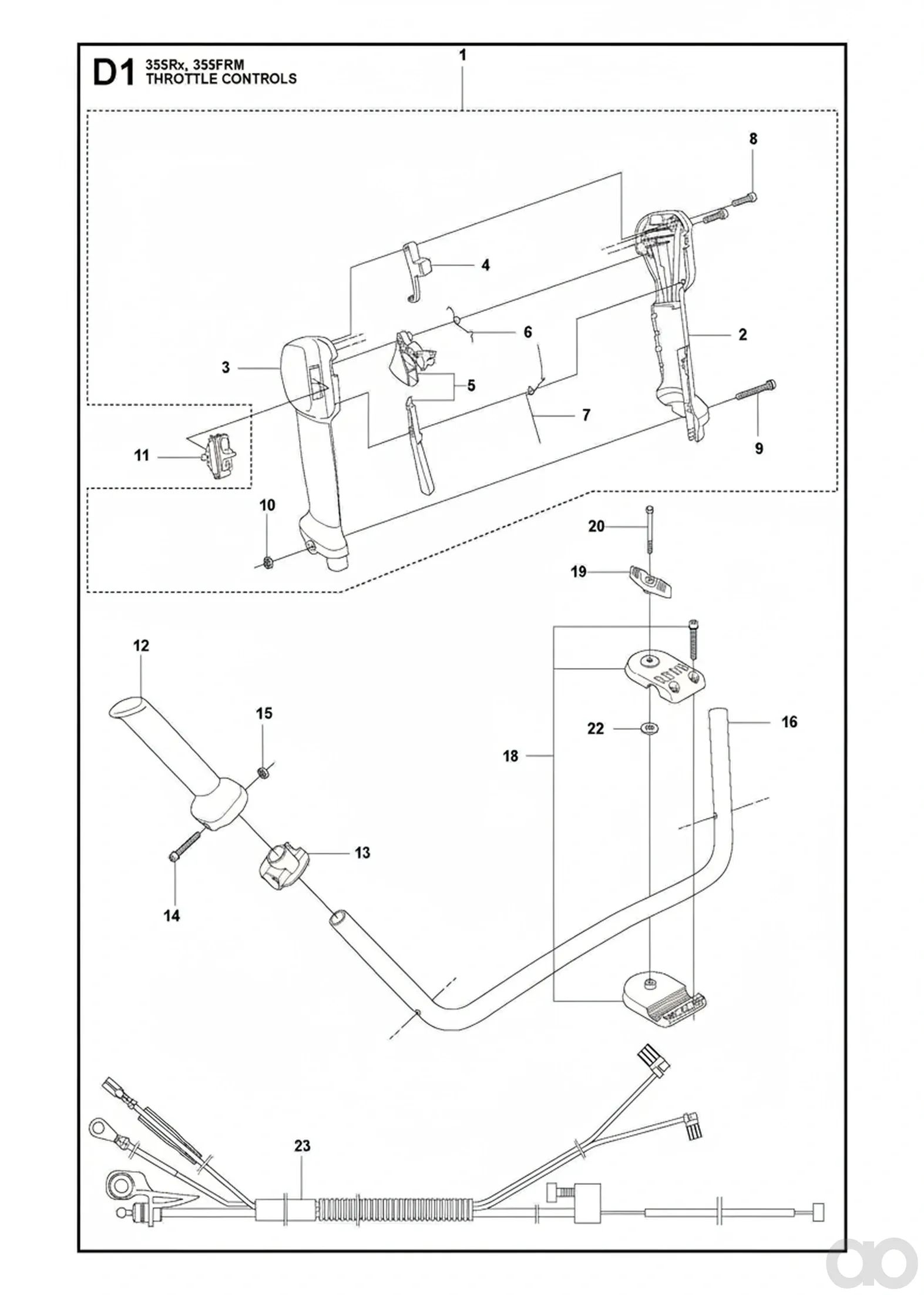 Husqvarna - 537180811 - Griffhaelfte