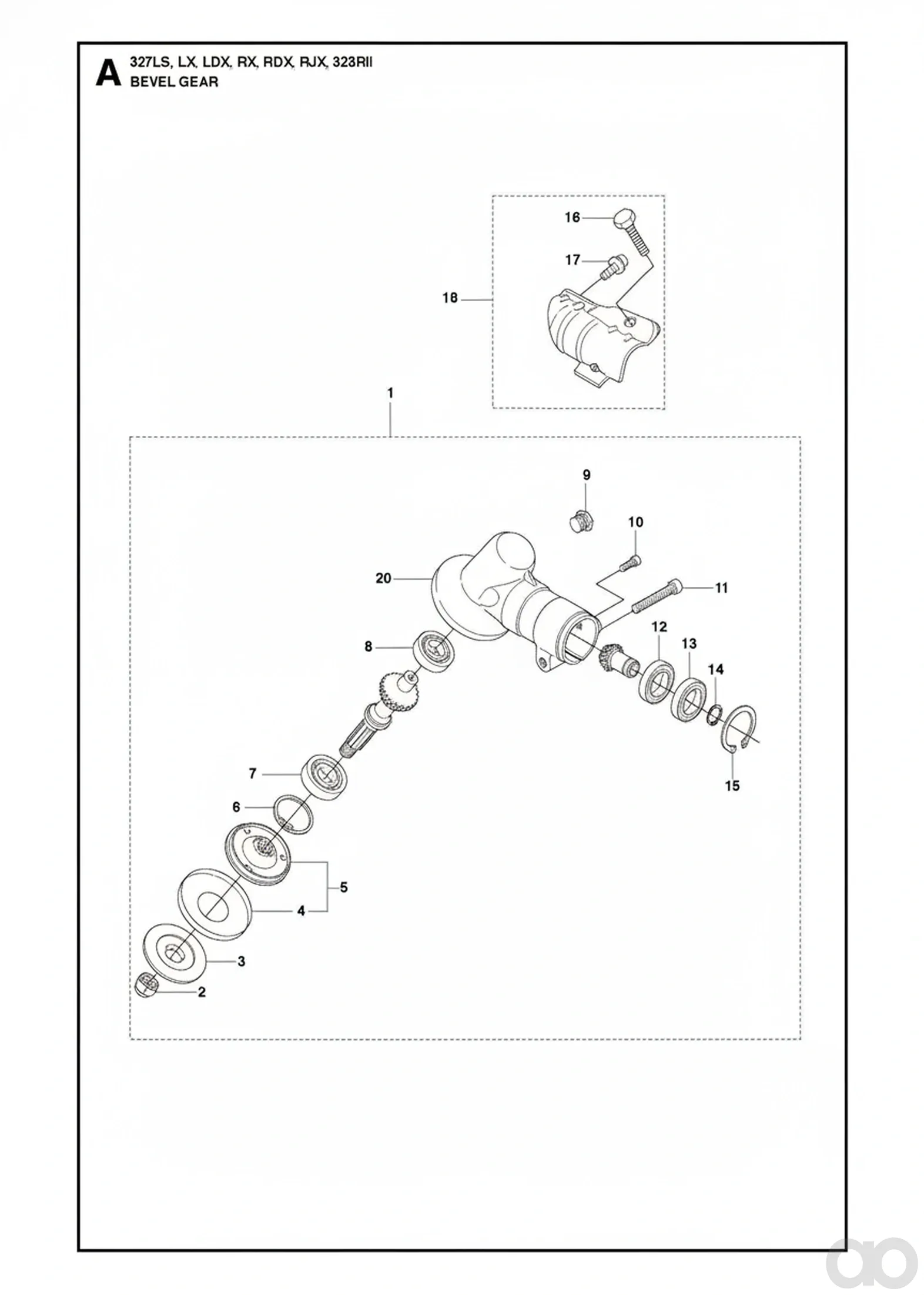 Husqvarna - 537333701 - Zahnradgehaeuse