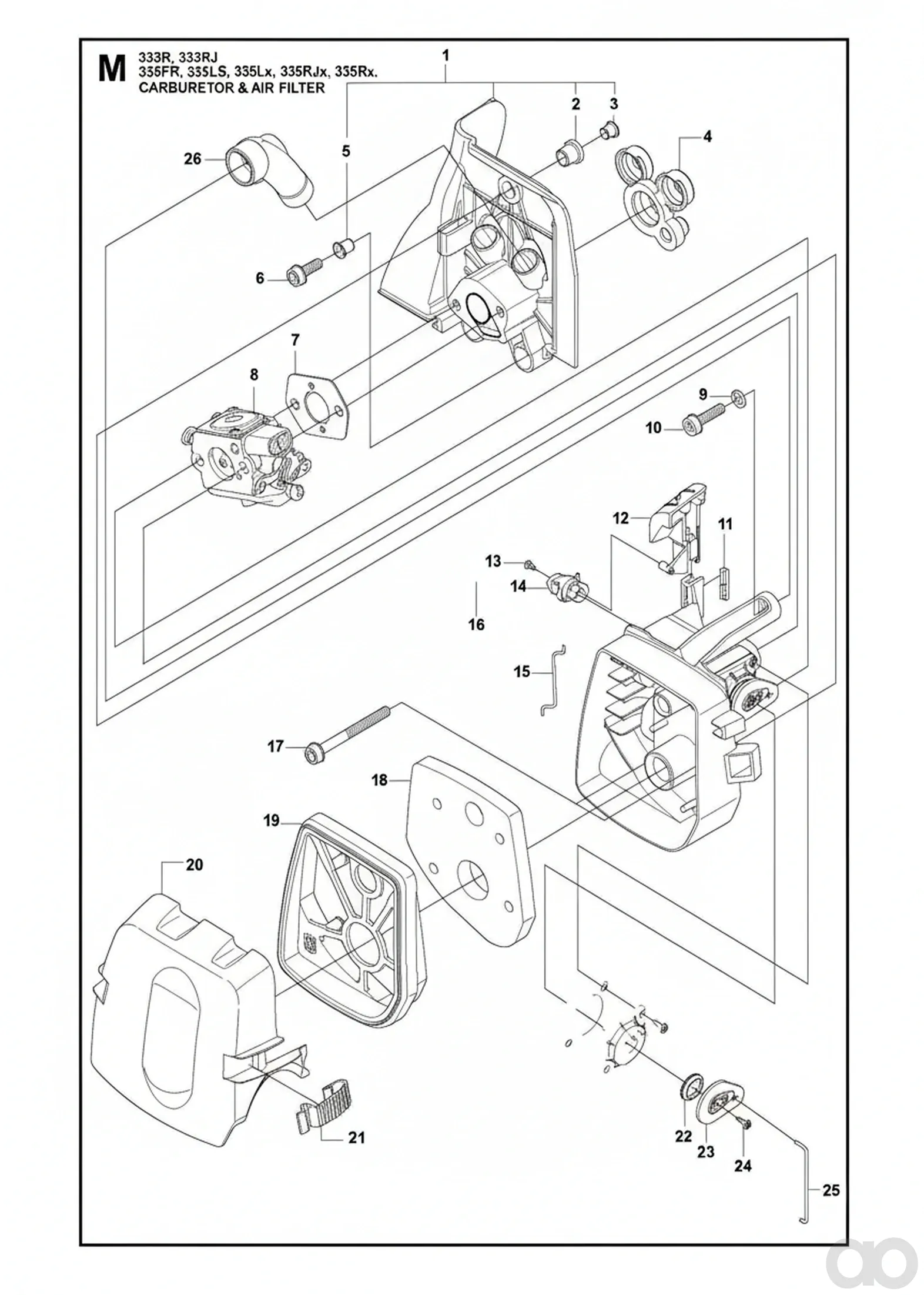 Husqvarna - 537371202 - Isolierwand