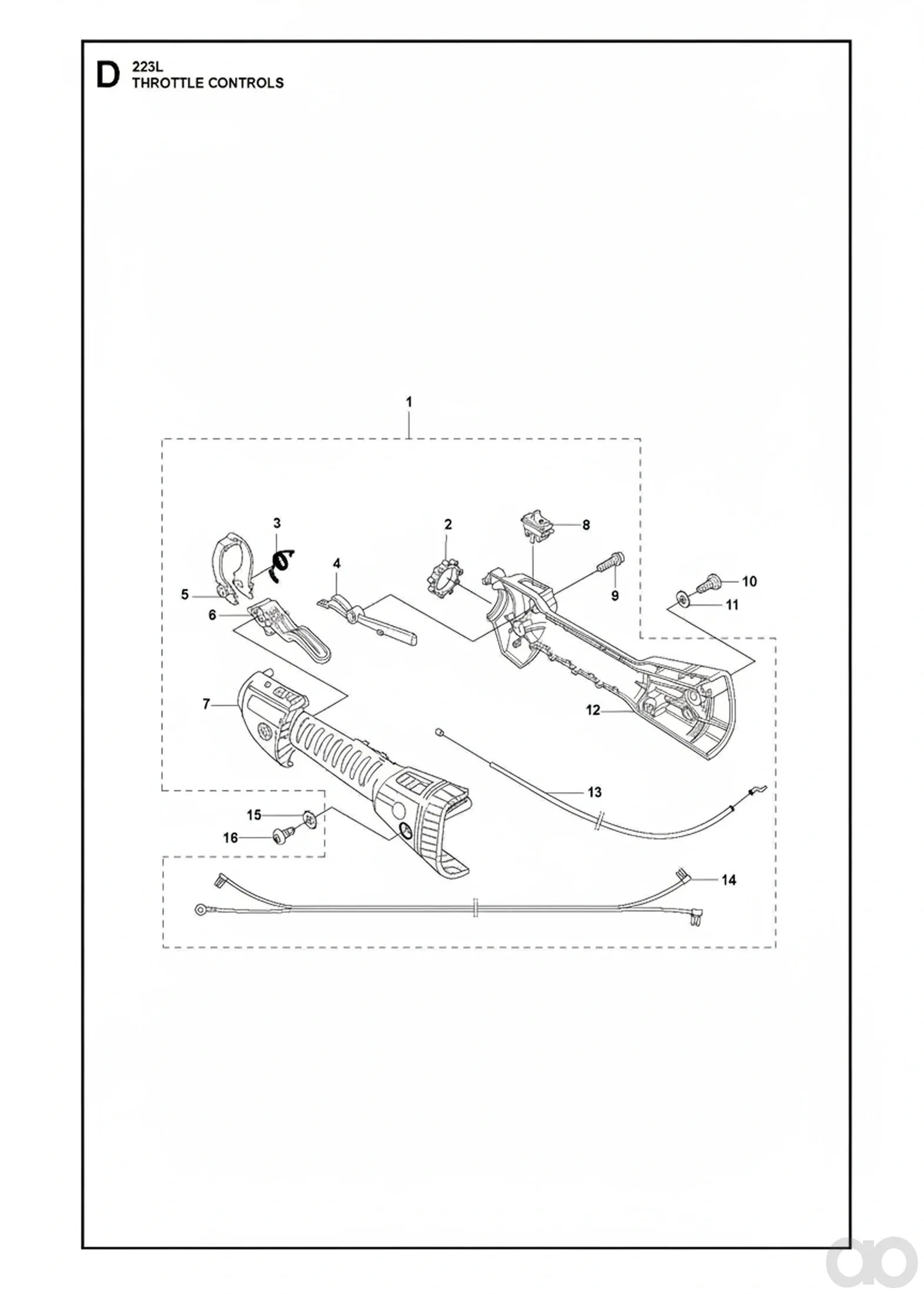 Husqvarna - 537443802 - Griff