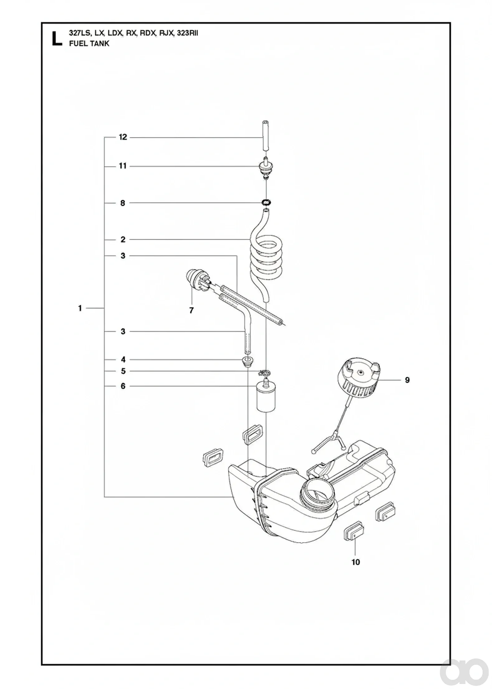Husqvarna - 544889702 - Tankdeckel