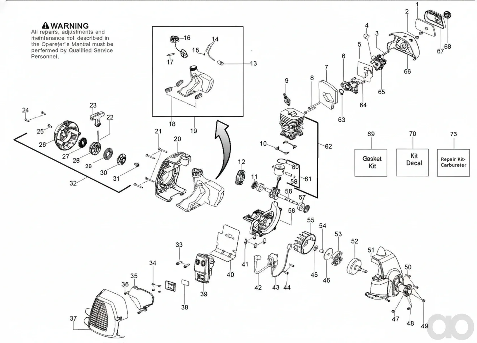 Husqvarna - 545081814 - Kolben