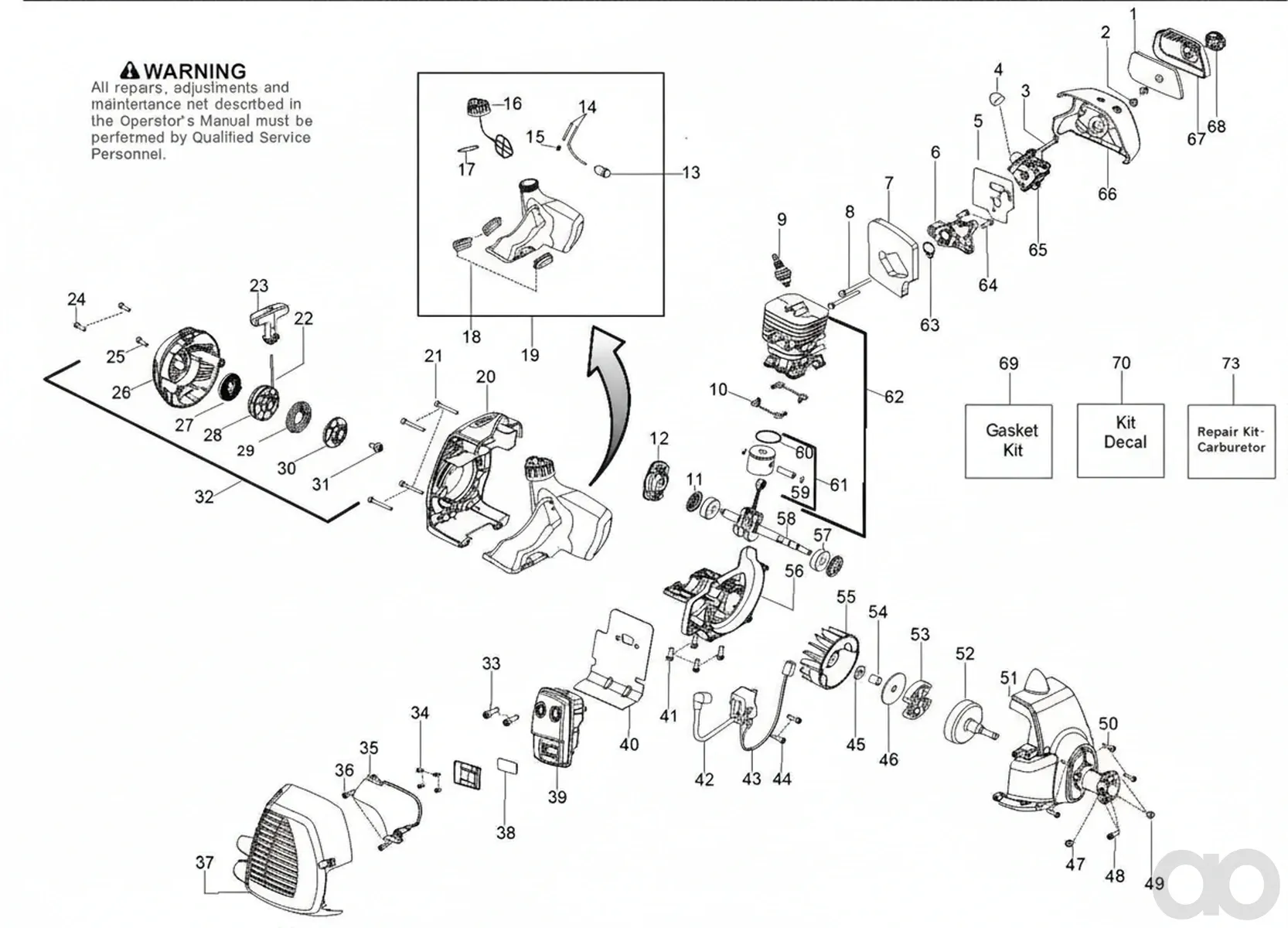 Husqvarna - 545081848 - Vergaser-Satz