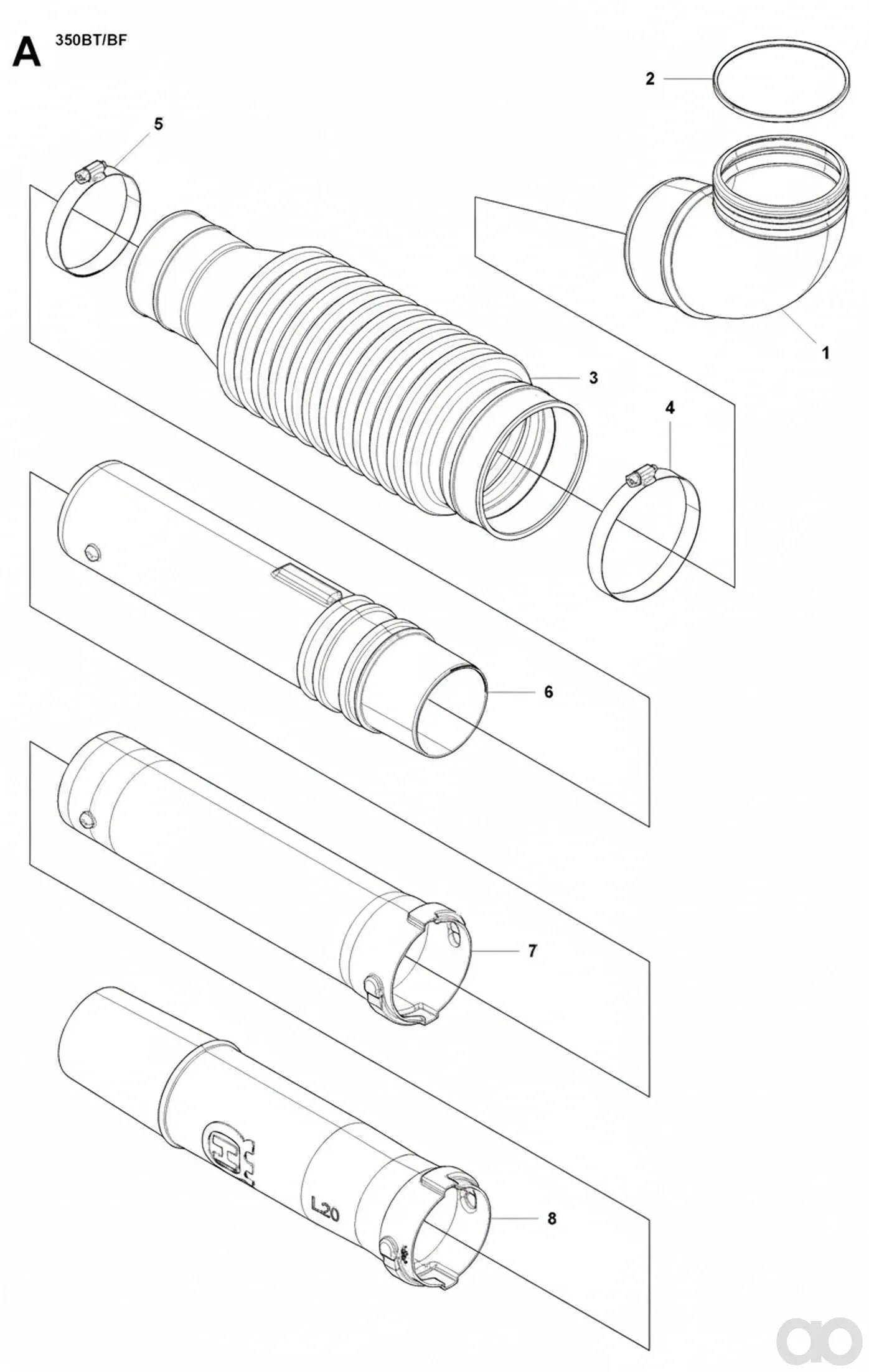 Husqvarna - 577078801 - Rohr
