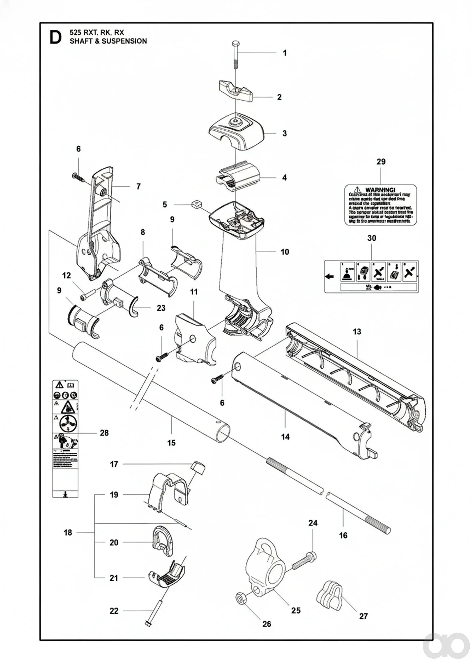 Husqvarna - 578247701 - Lenkerbracket