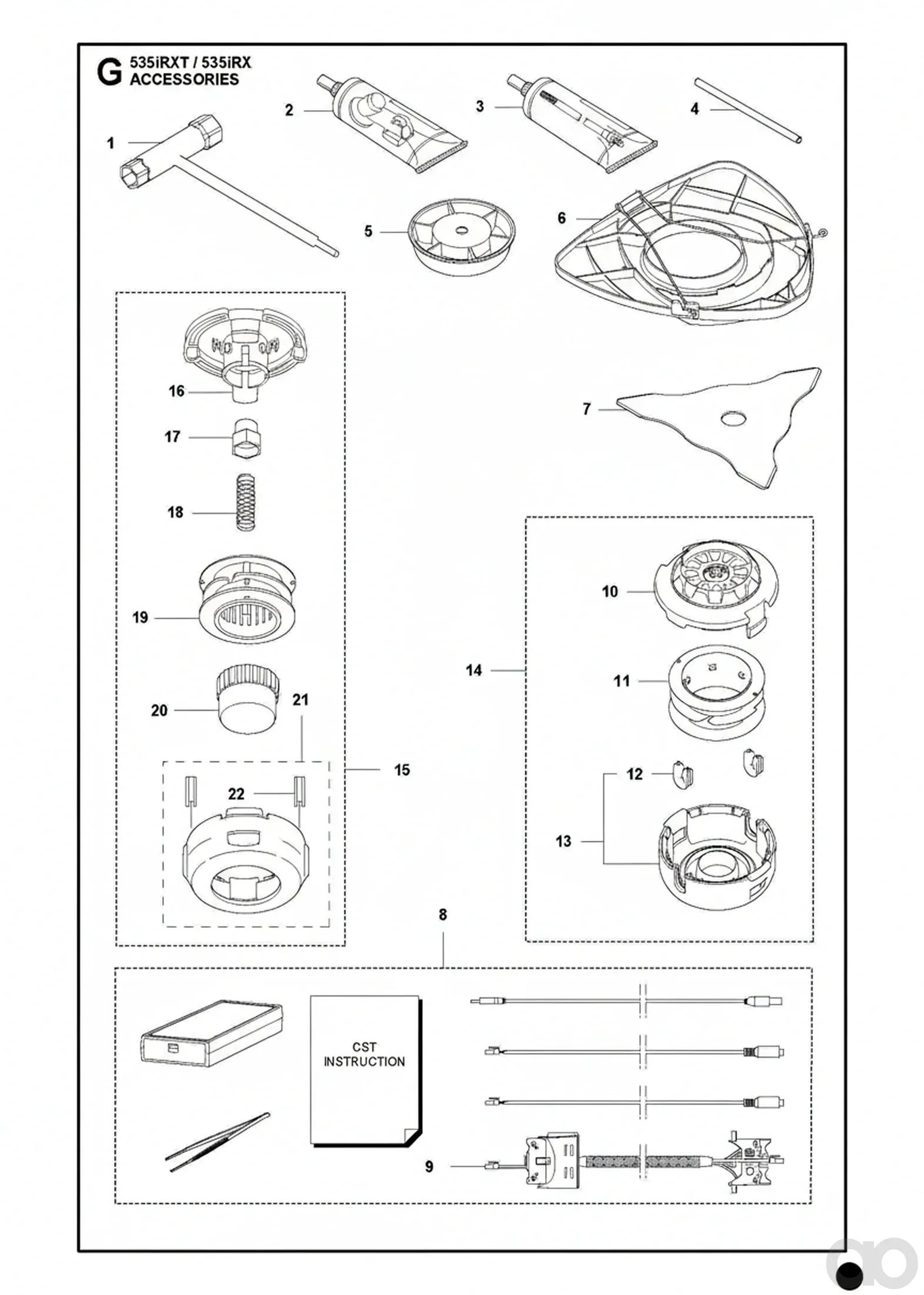 Husqvarna - 578446401 - Trimmerkopf (T35)