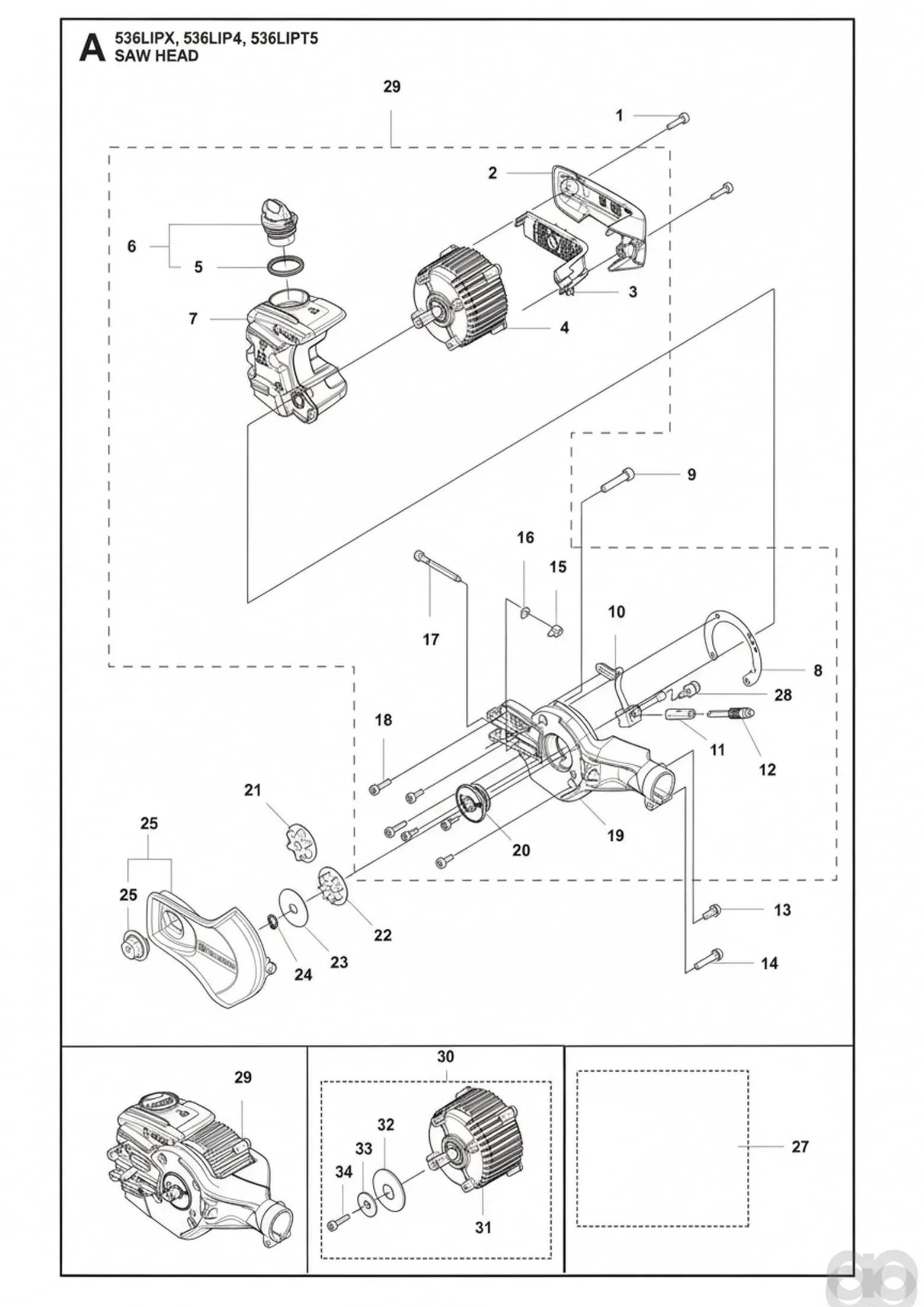 Husqvarna - 579534501 - Stirnrad