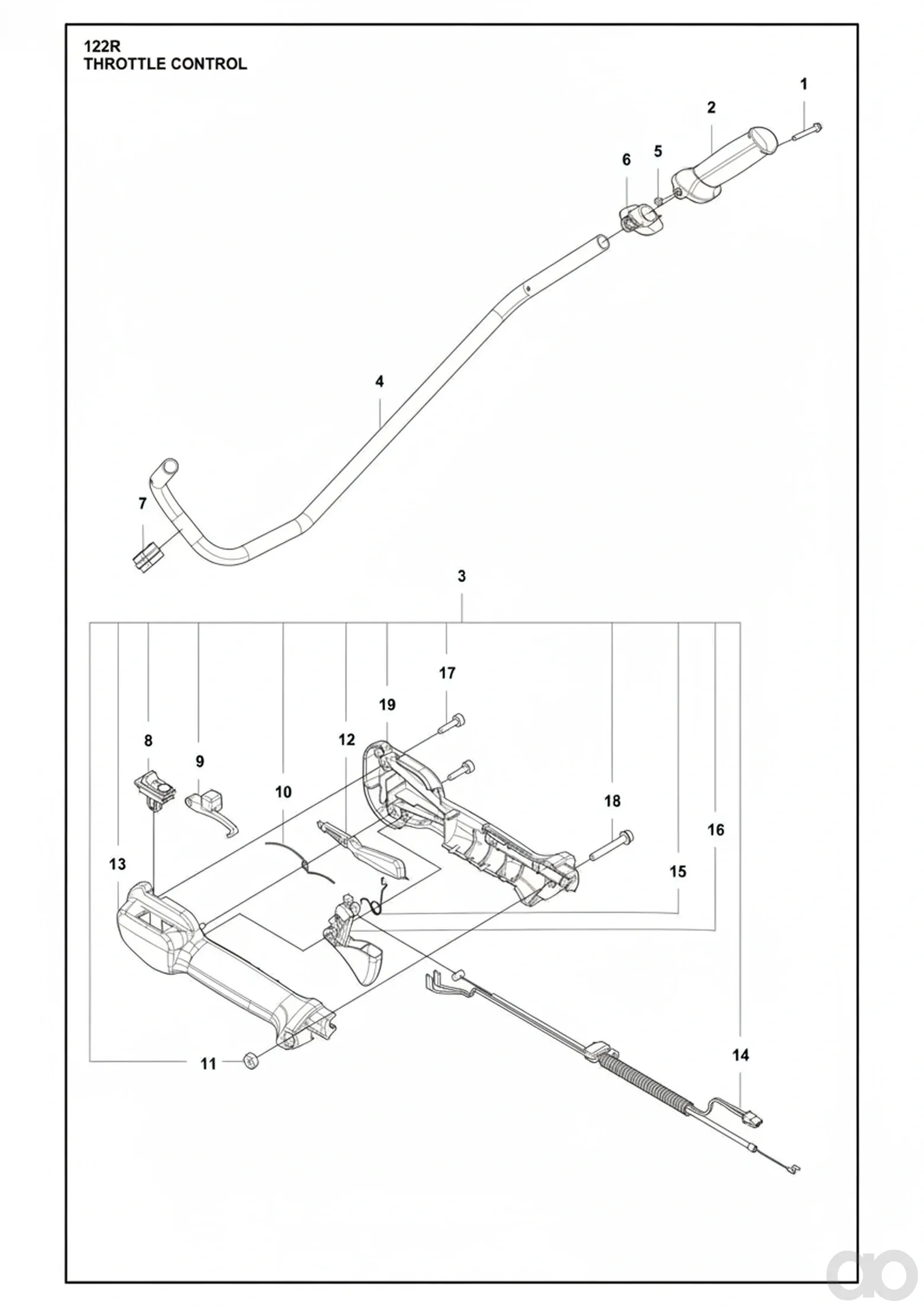 Husqvarna - 580294301 - Kabelbaugruppe