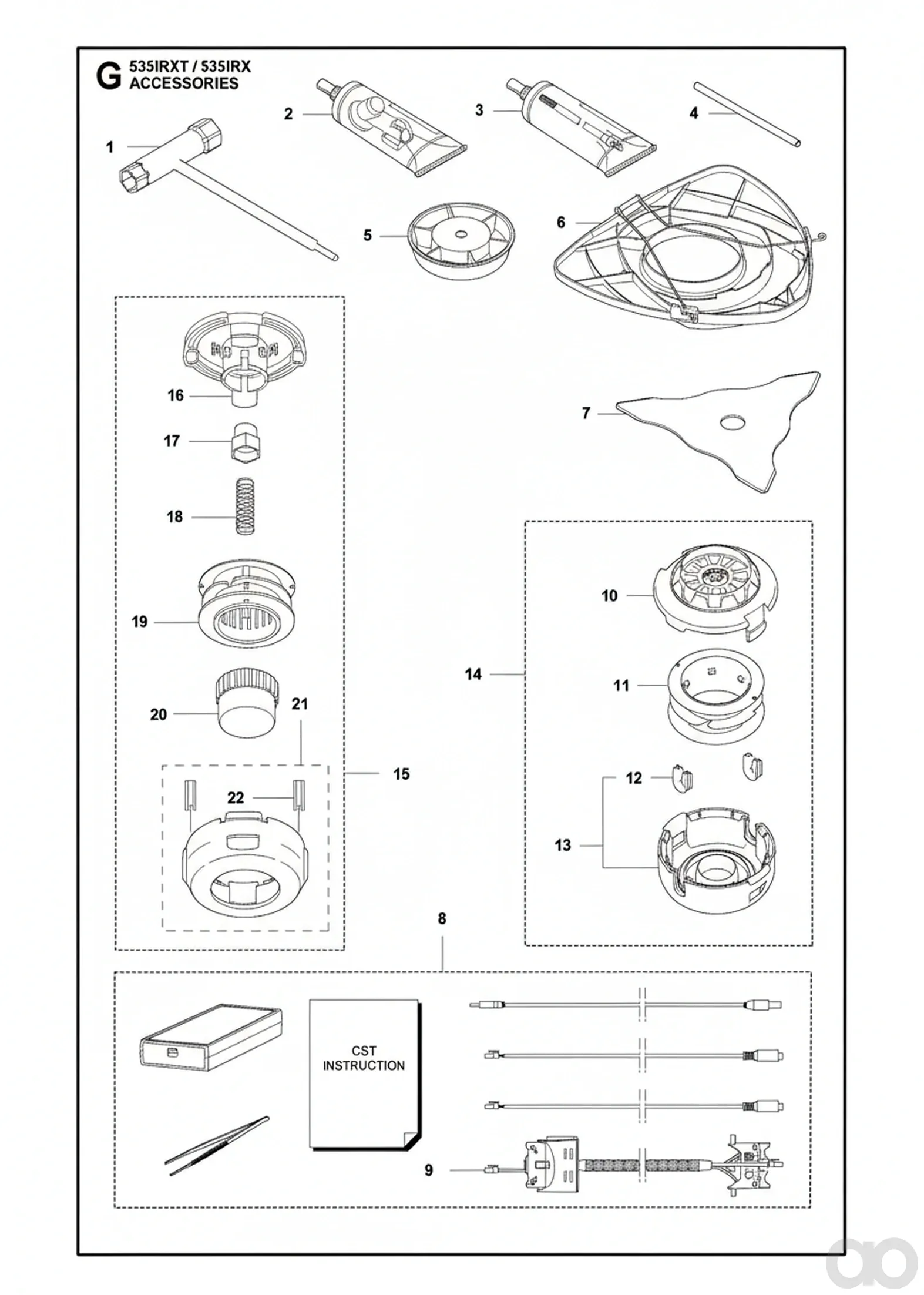 Husqvarna - 594727001 - Trimmerkopf E35B IRXT