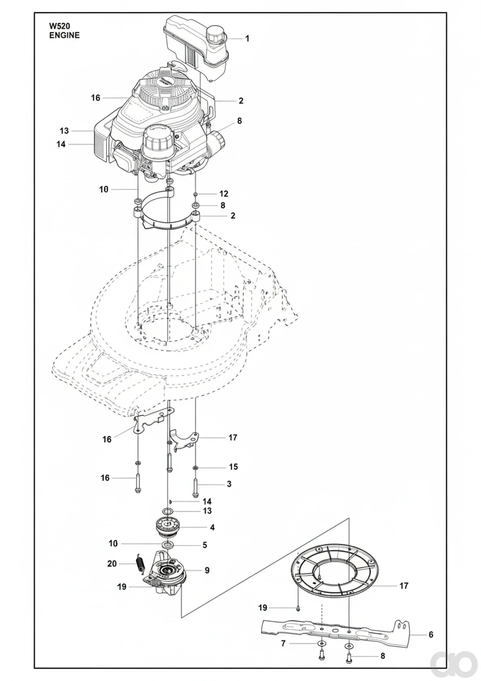 Husqvarna - 598664401 - Luftfilter