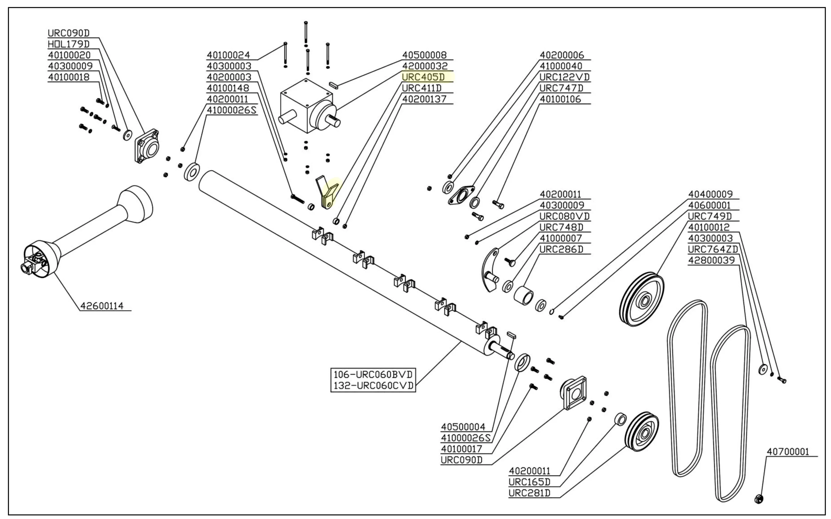 Del Morino - URC405D - Funny Y-Messer
