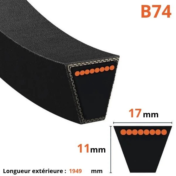 Mitsuboshi - B74 - Riemen