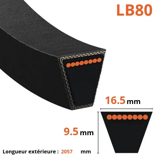 Mitsuboshi - LB80 - Riemen