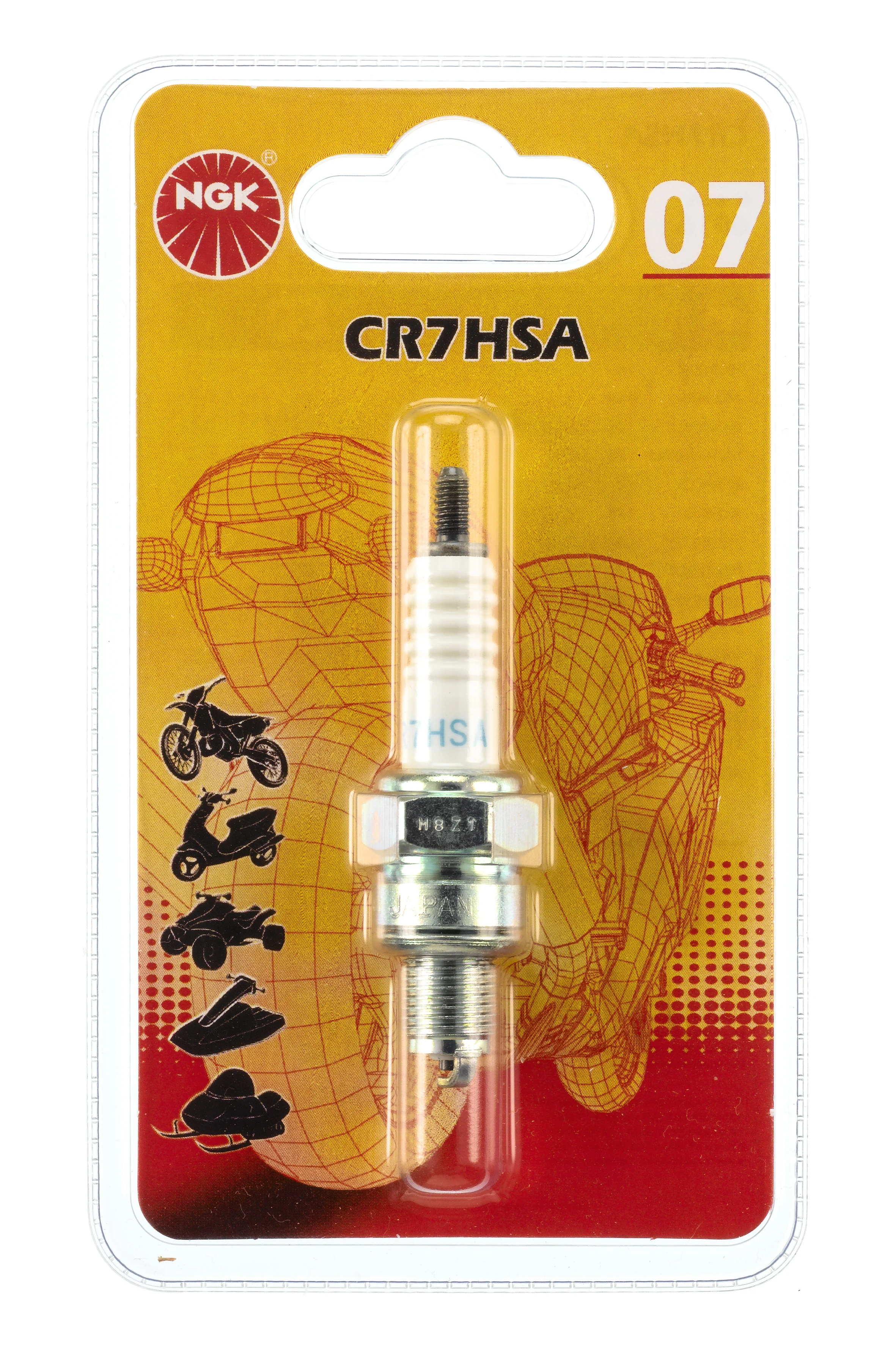 NGK - CR7HSABL - Zündkerze BL12RNO7 Blister