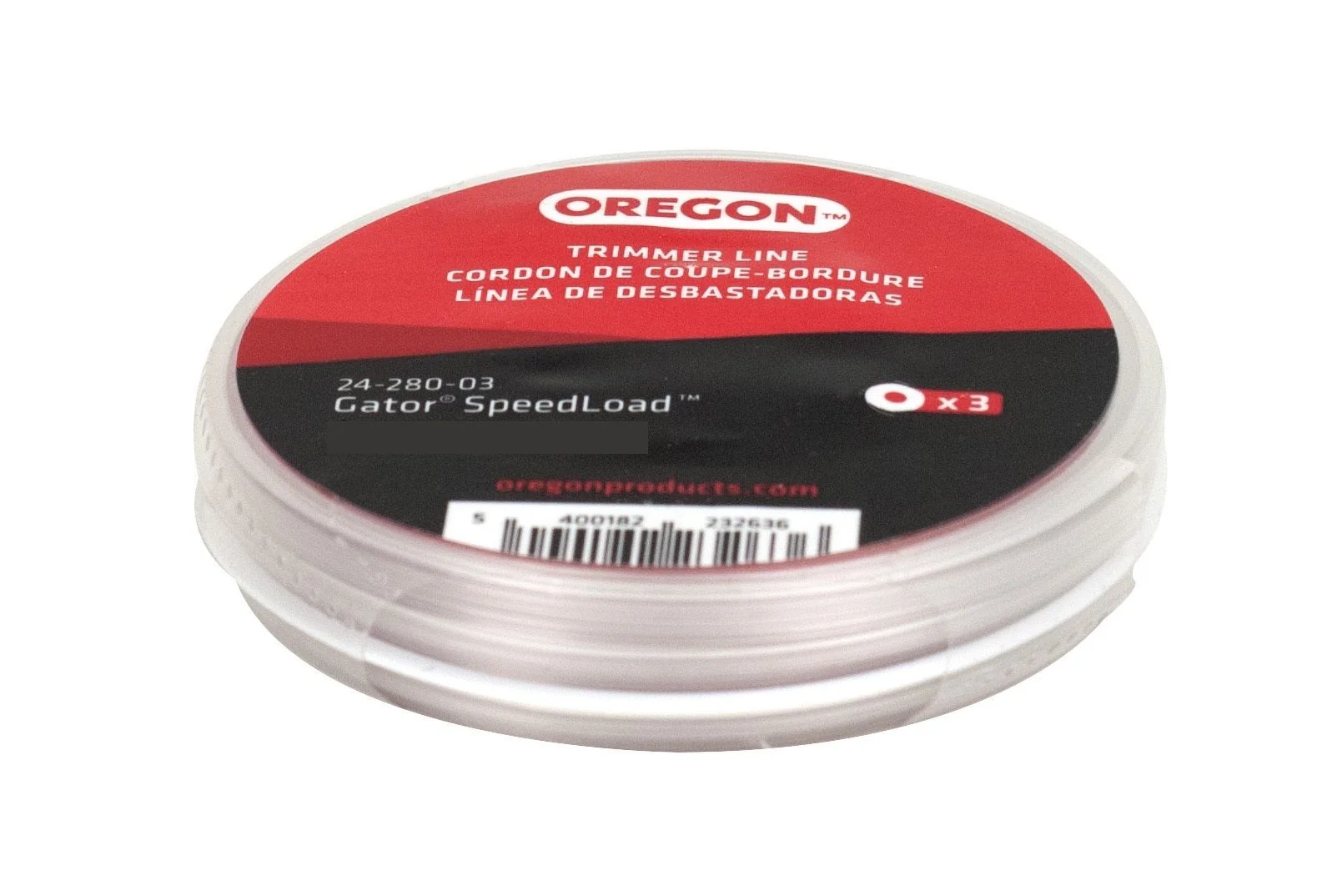 Oregon - 2451803 - Nylon-Schnellladefaden 3 mm Packung mit 3