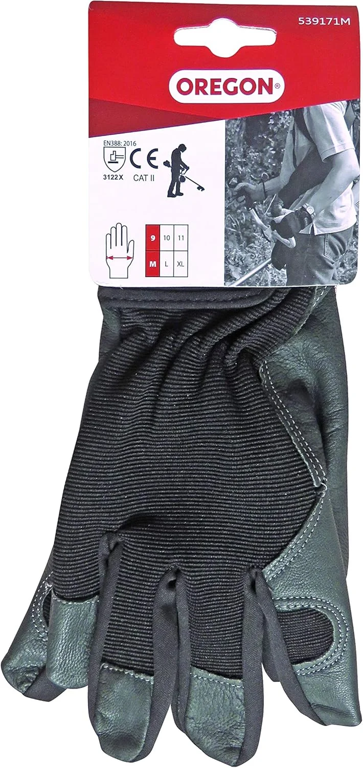 Oregon - 539171M - Leder- und Stoff-Arbeitshandschuhe M