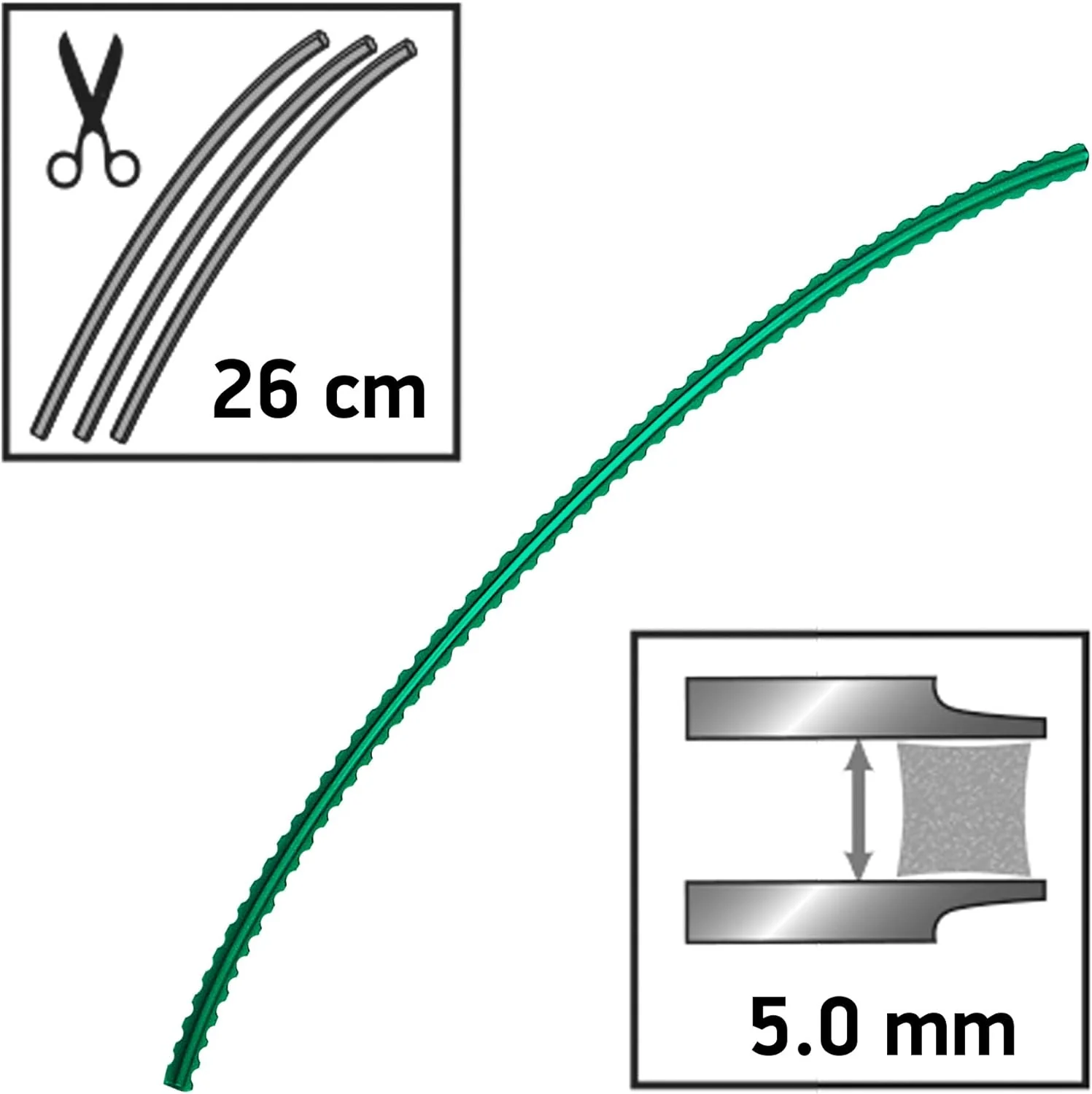 Oregon - 539176 - Techni-Blade 26CM 5 MM 70 Stück
