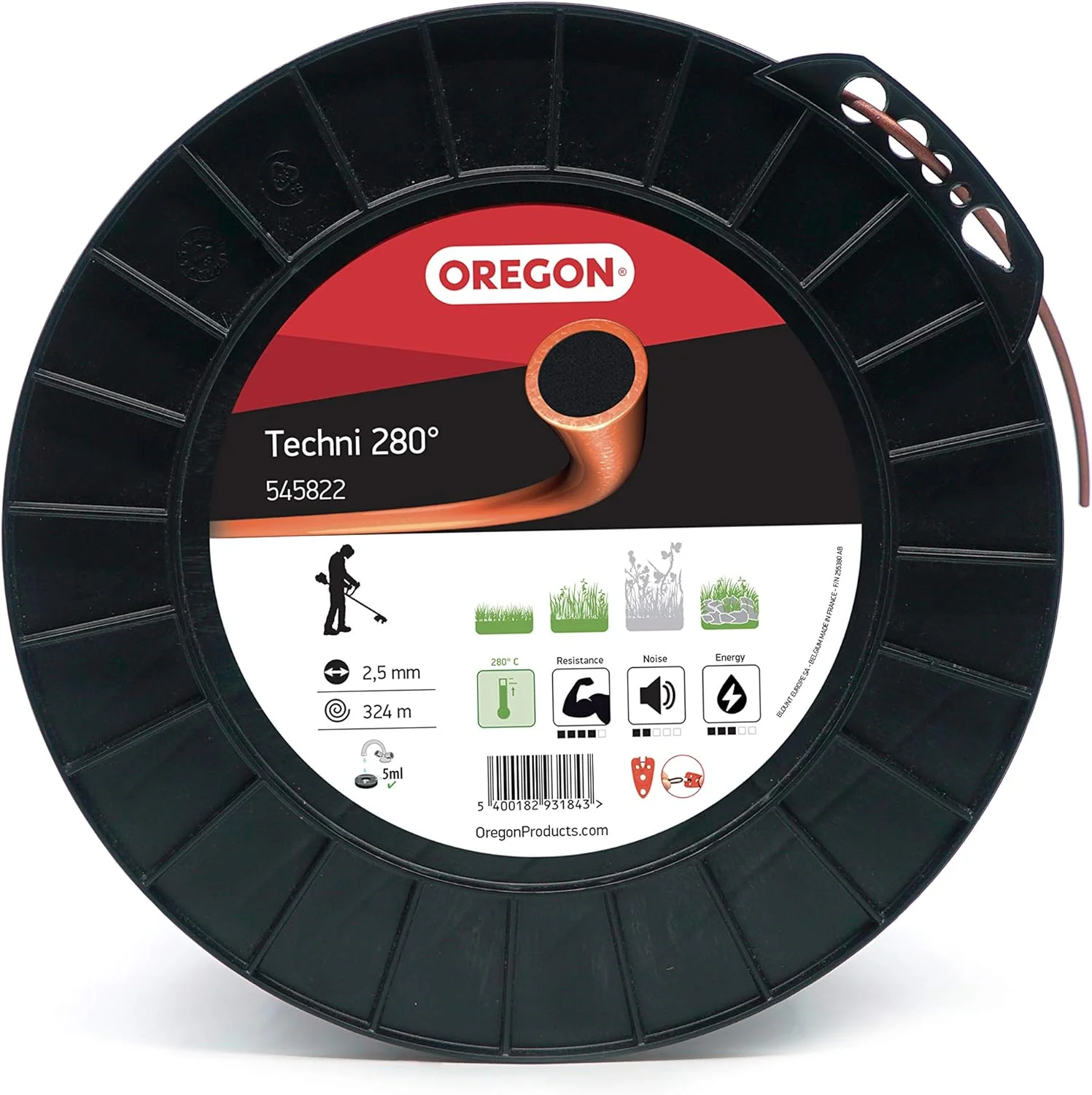 Oregon - 545822 - Techni 280°/HEATMAX 2,5 mm 324M