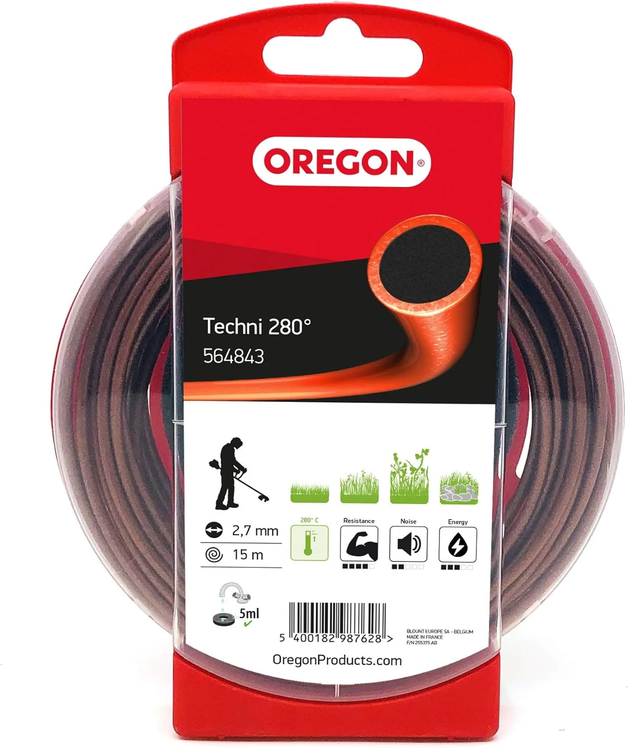 Oregon - 564843 - Techni 280°/HEATMAX, 2,7 MM 15M