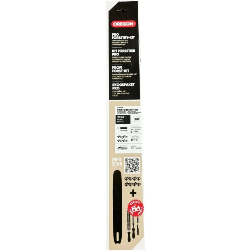 Oregon - 649557 - Professionelles Forst-Set 3/8 50CM D009