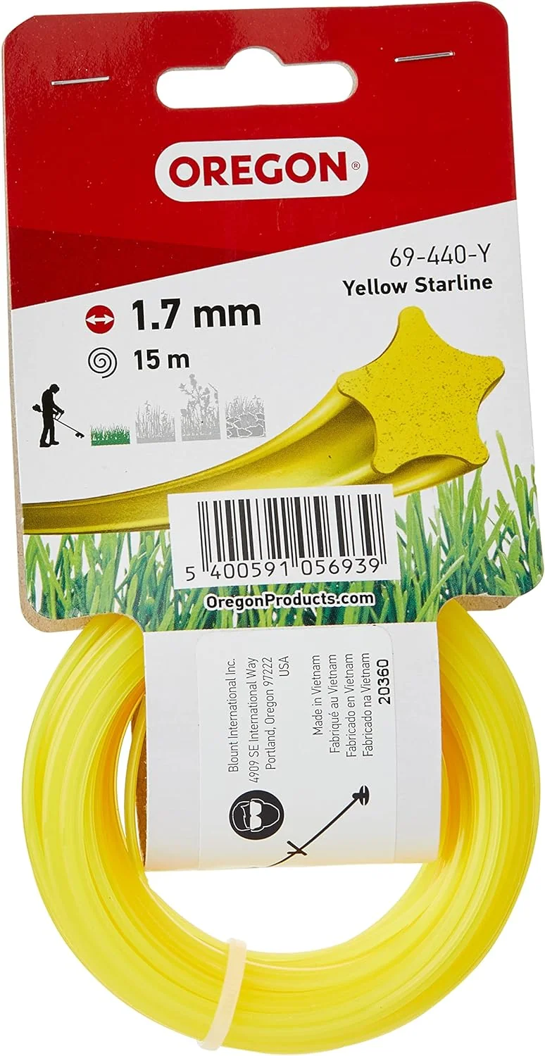 Oregon - 69440Y - Gelbe Sternlinie 1,7 mm 15 m