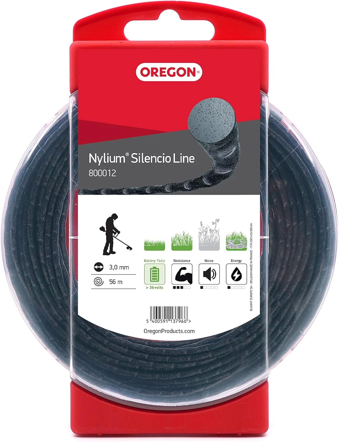 Oregon - 800012 - Nylium Silencio Line, 3.0MM, 56M, Donut