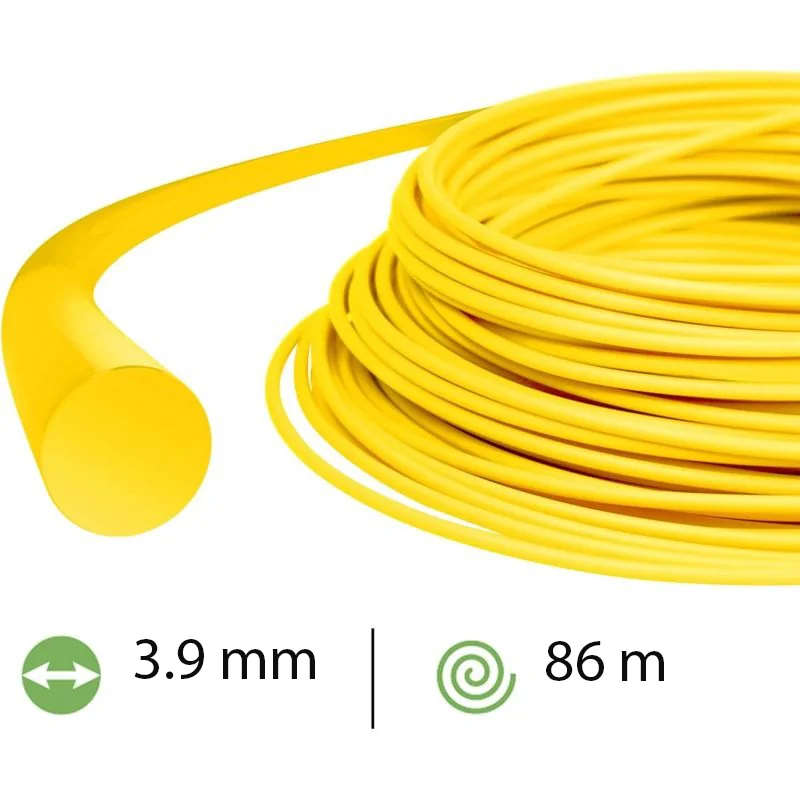 Rotary - 155S39 - Gelbe runde Linie .155 Zoll/3,9 mm 86 m Outlast