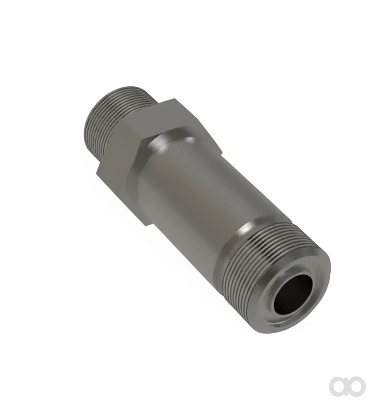 John Deere - 38H3213 - Adapter Fitting - Stehbolzen Straight, Long Orfs W/Metric Hex