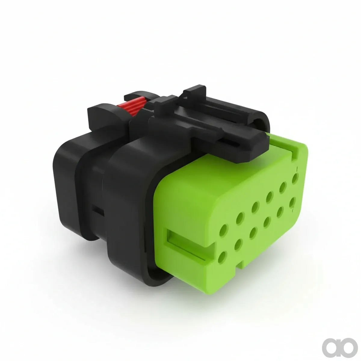 John Deere - 57M9803 - Elektrischer Verbindergehaeuse - TYCO AMPSEAL16 12W RCPT SLD GREEN PLASTIC