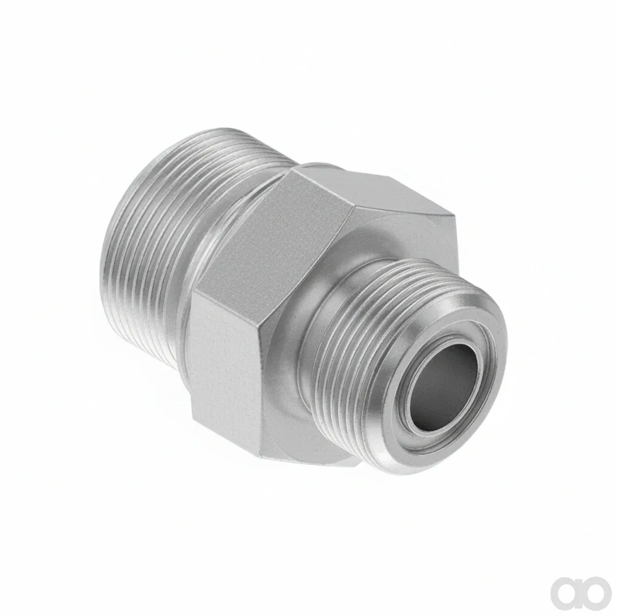 John Deere - 61M5253 - Adapter Fitting - Stehbolzen Straight (SDS), ORFS