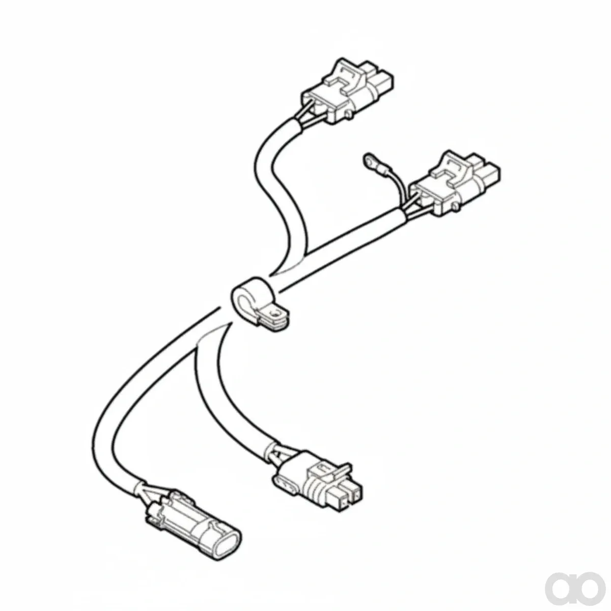 John Deere - AH171045 - Kabelbaum - Kabelbaumbaugruppe, CTS GLM, Ext, DIN