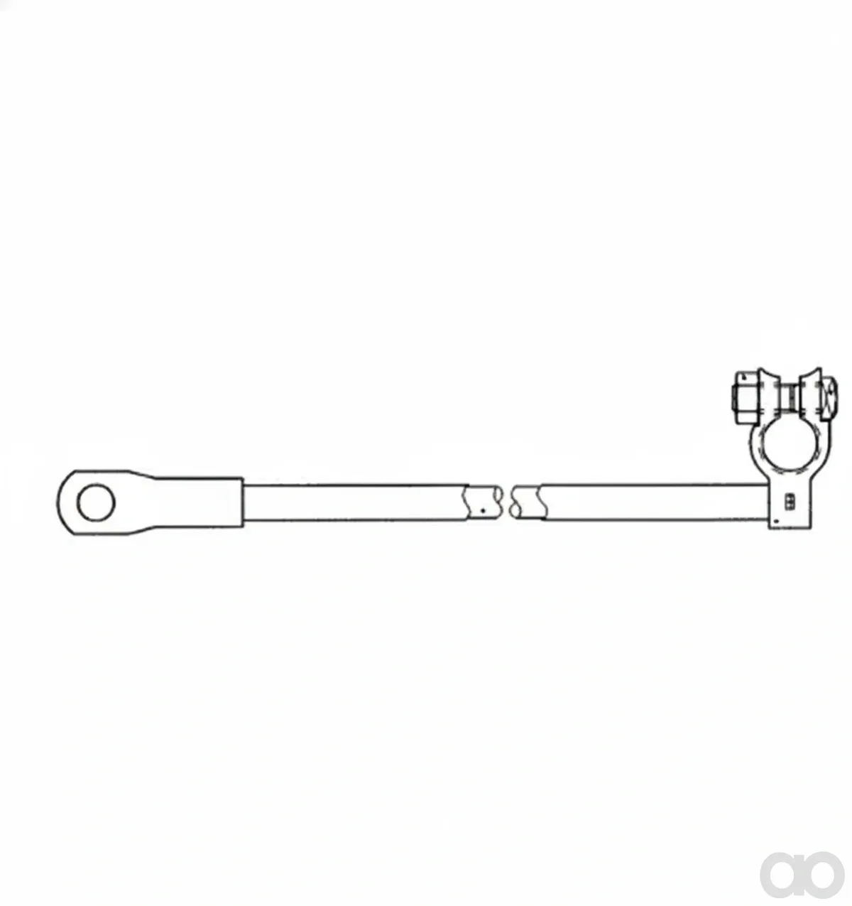 John Deere - AL116777 - Kabel - Batterie-Negativkabel/4-Zyl.154AH