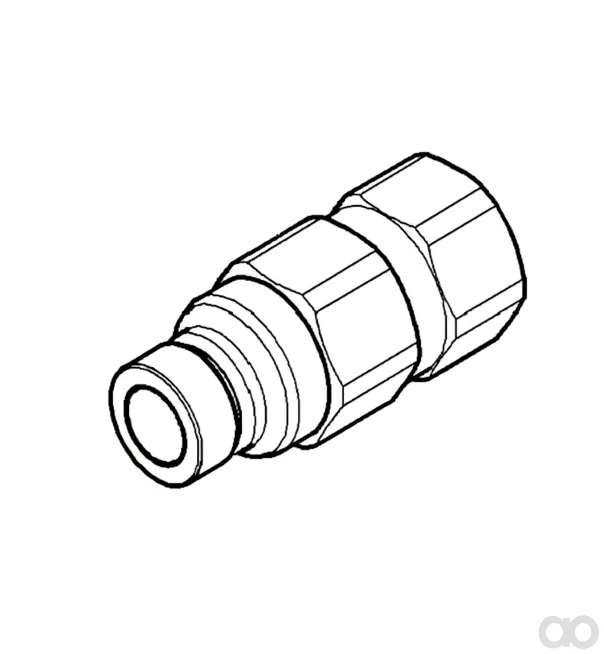 John Deere - AL176825 - Hydraulikkupplung maennlich