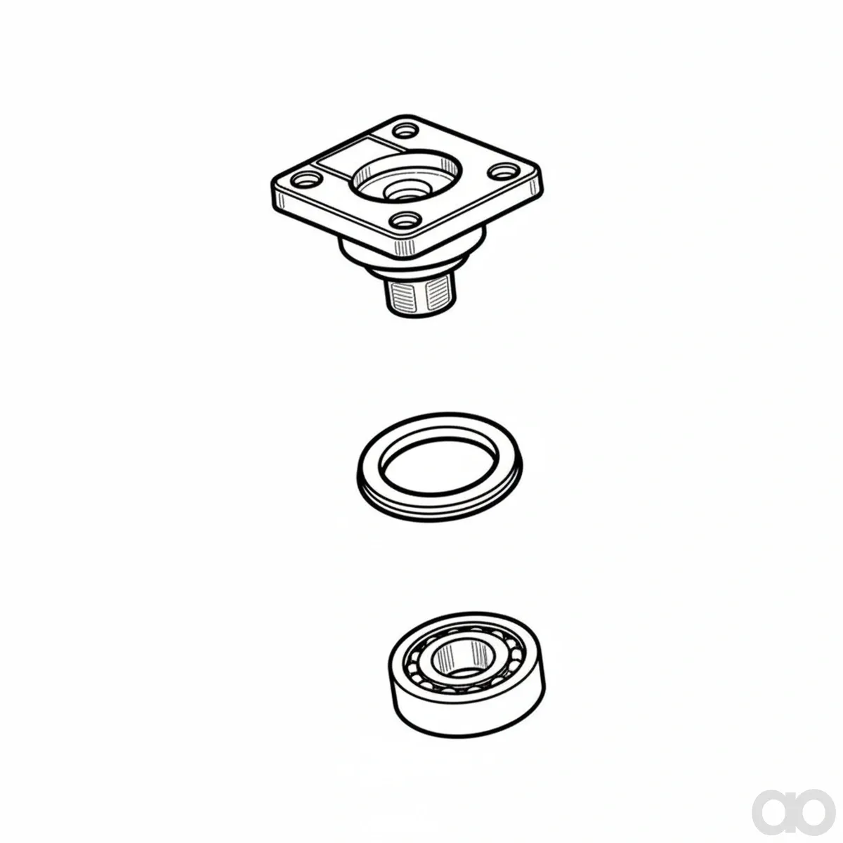 John Deere - AL227244 - Koenigszapfen - Koenigszapfen, Baugruppe, Erhoehter Radius