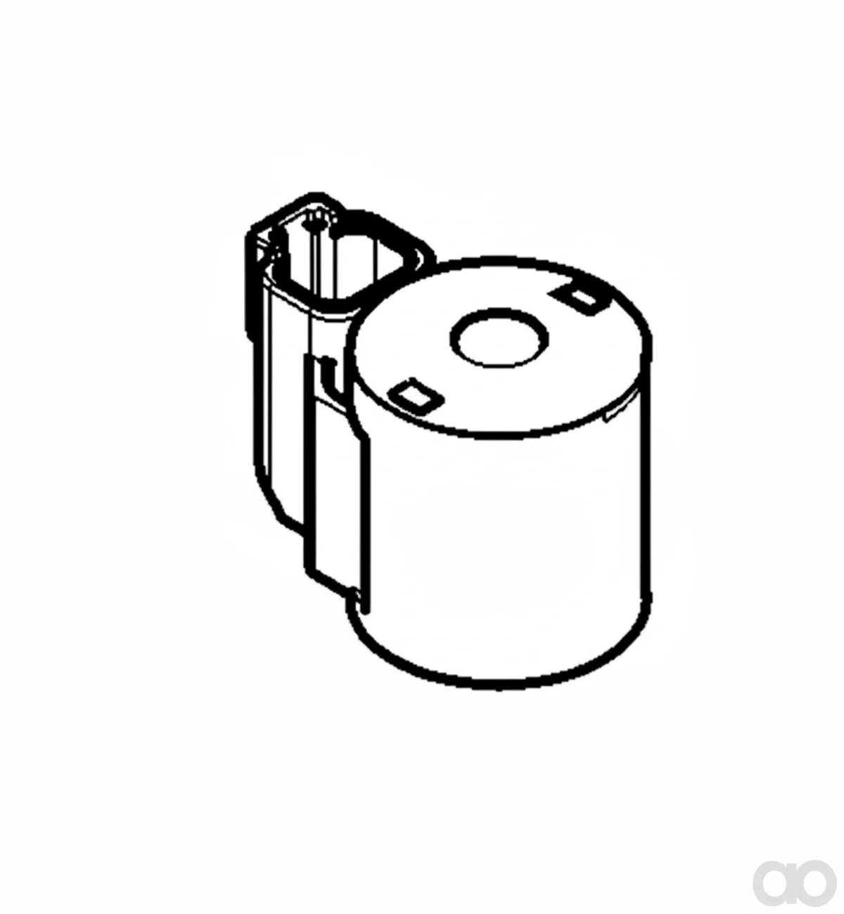 John Deere - AXE18233 - Magnetventilspule - Solenoid Ventil Coil, 2 Bolzen Dtsch 10